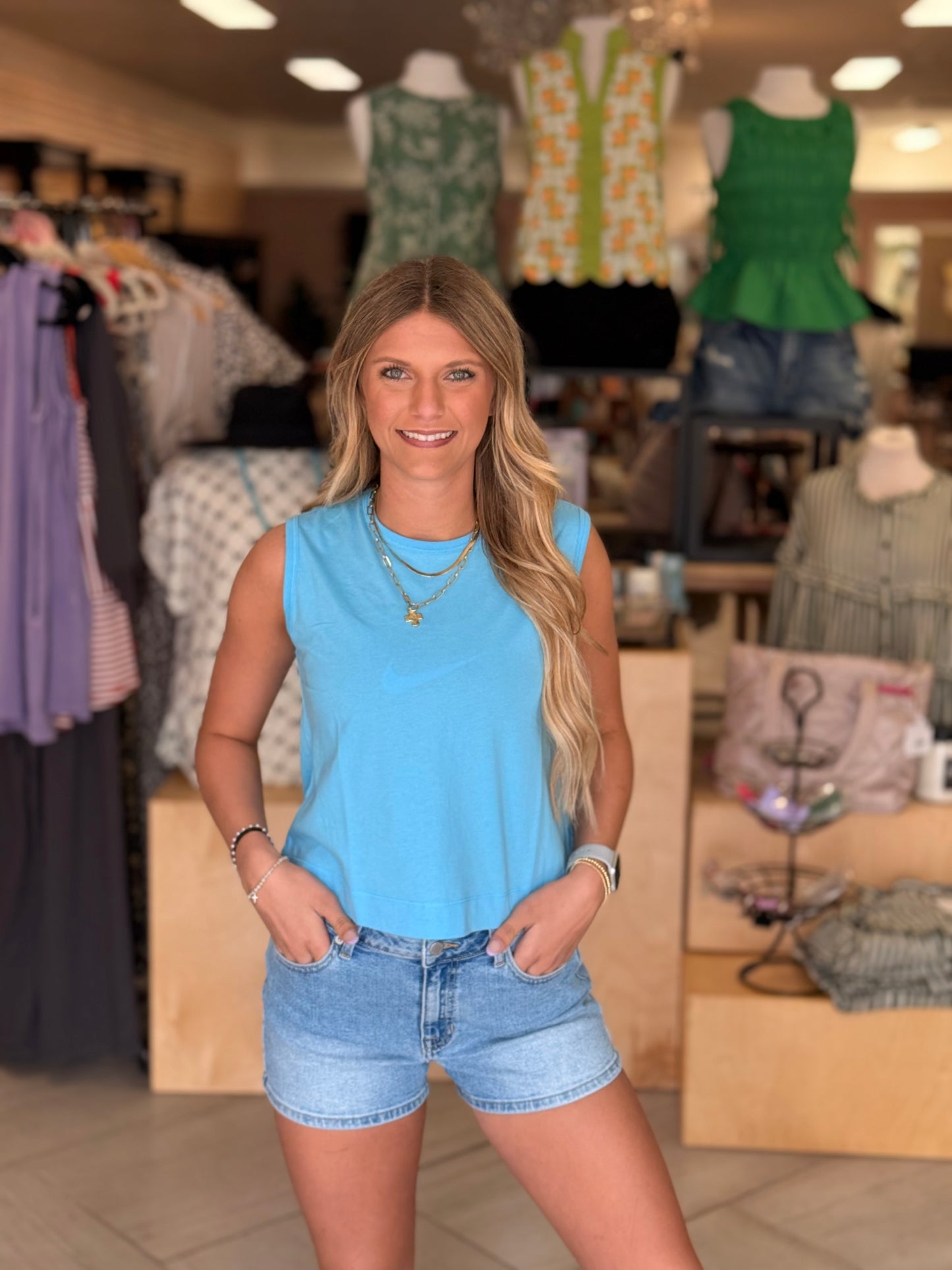 Downtown Pleat Top