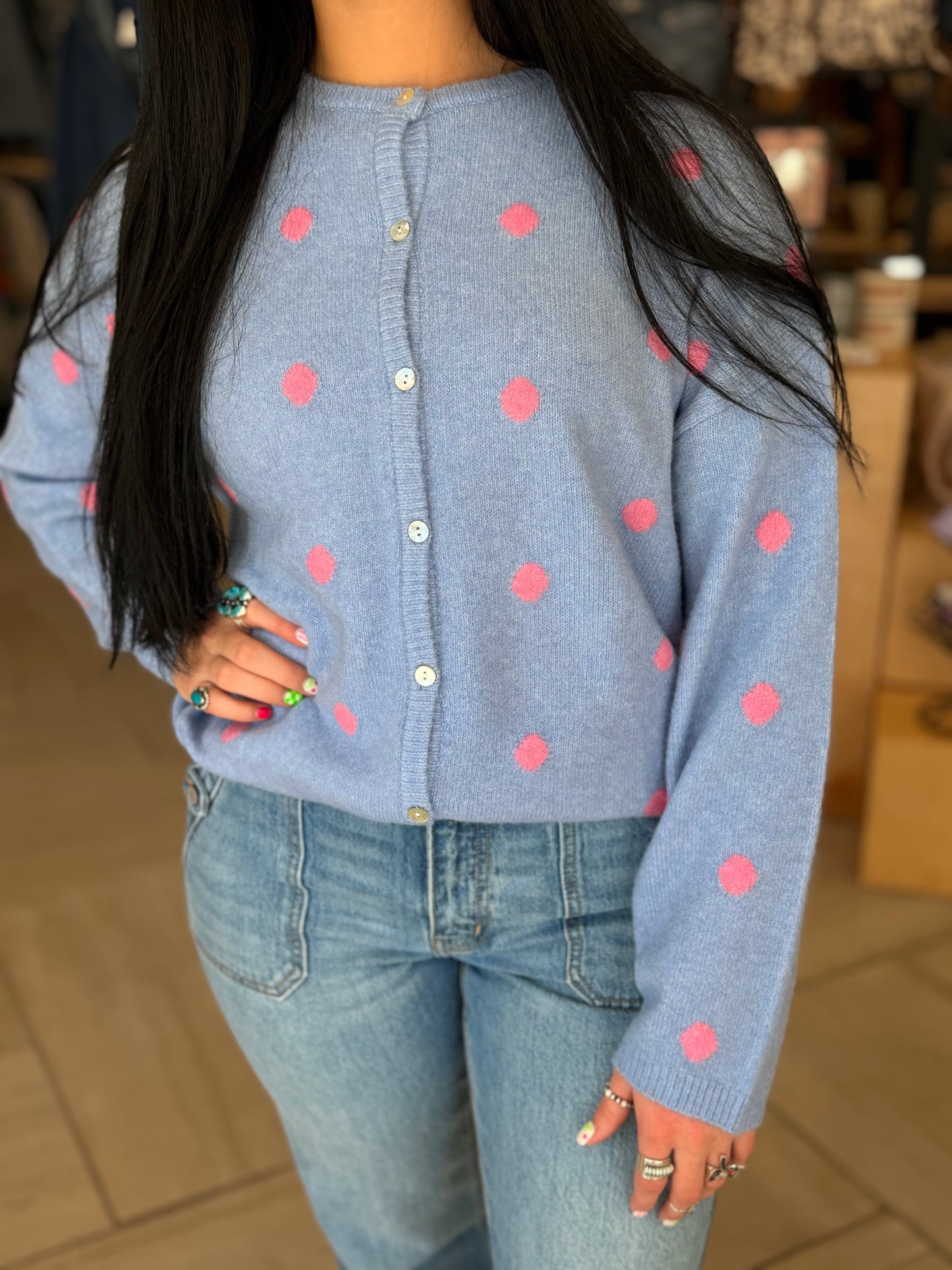 Penny Polka Dot Sweater