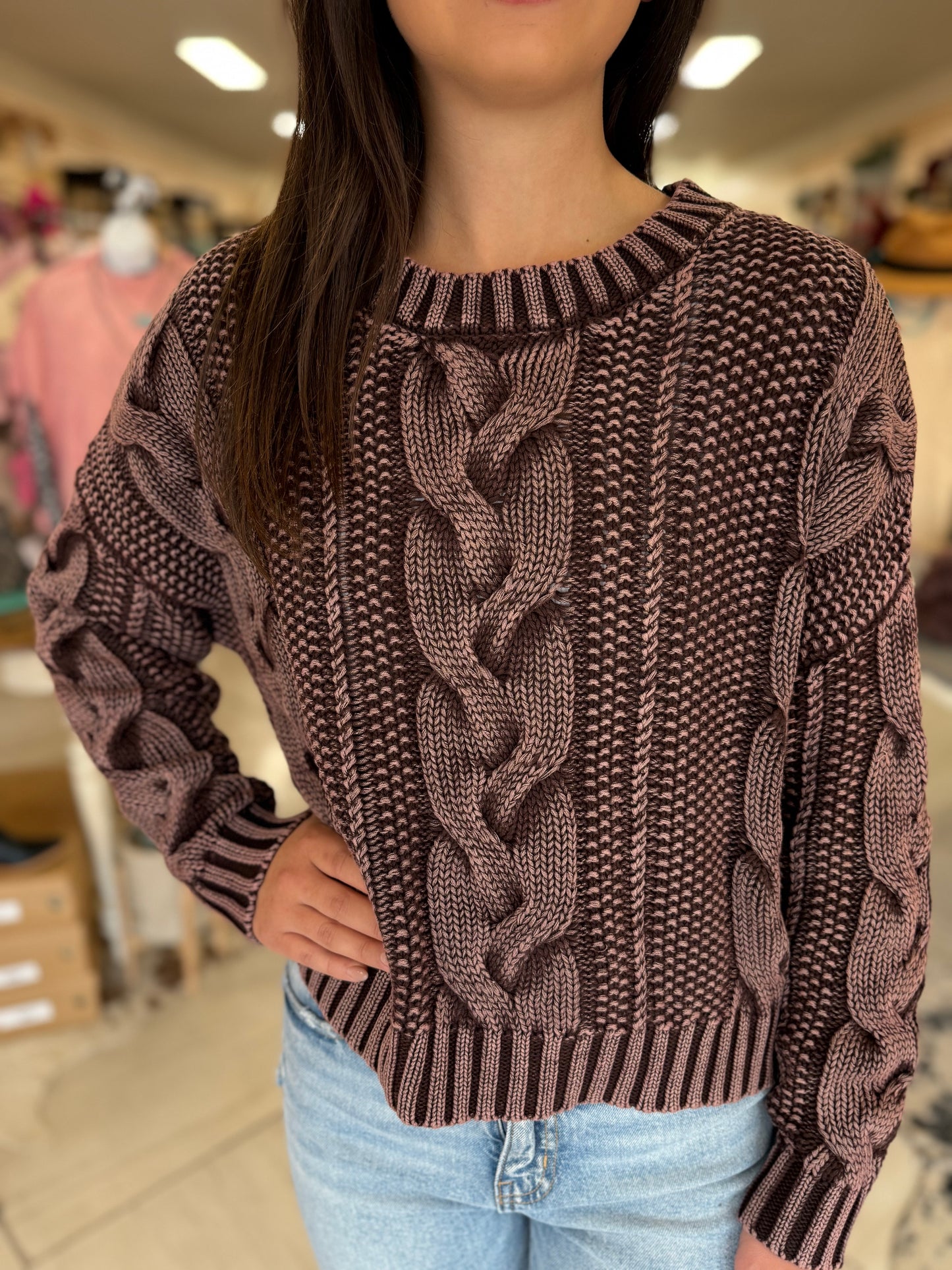 Lacey Knit Sweater