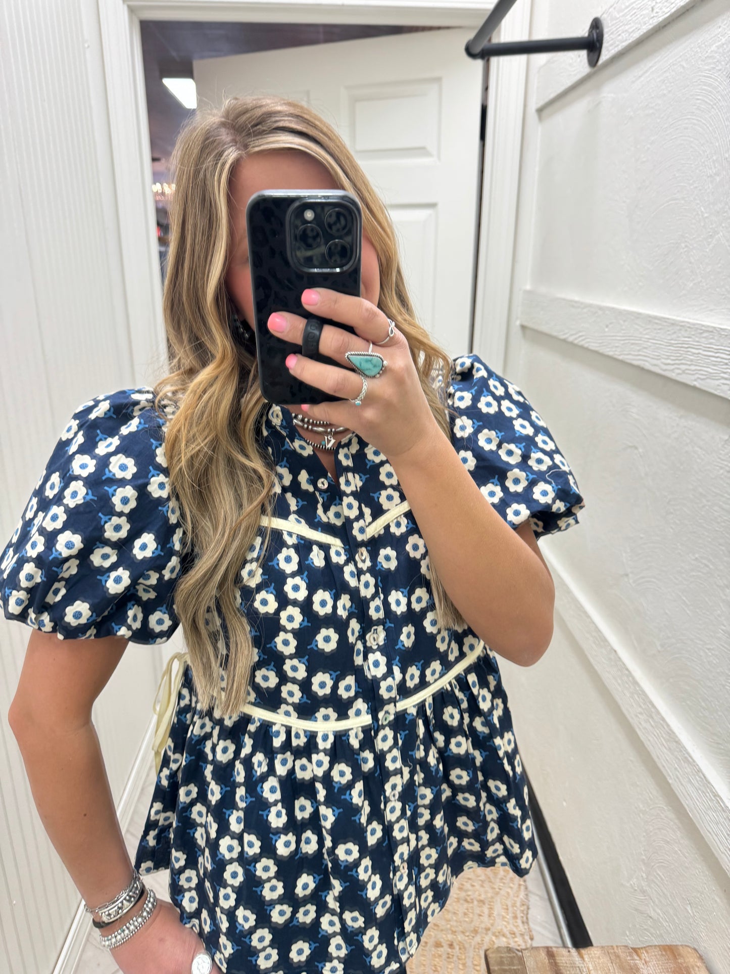 Navy Top