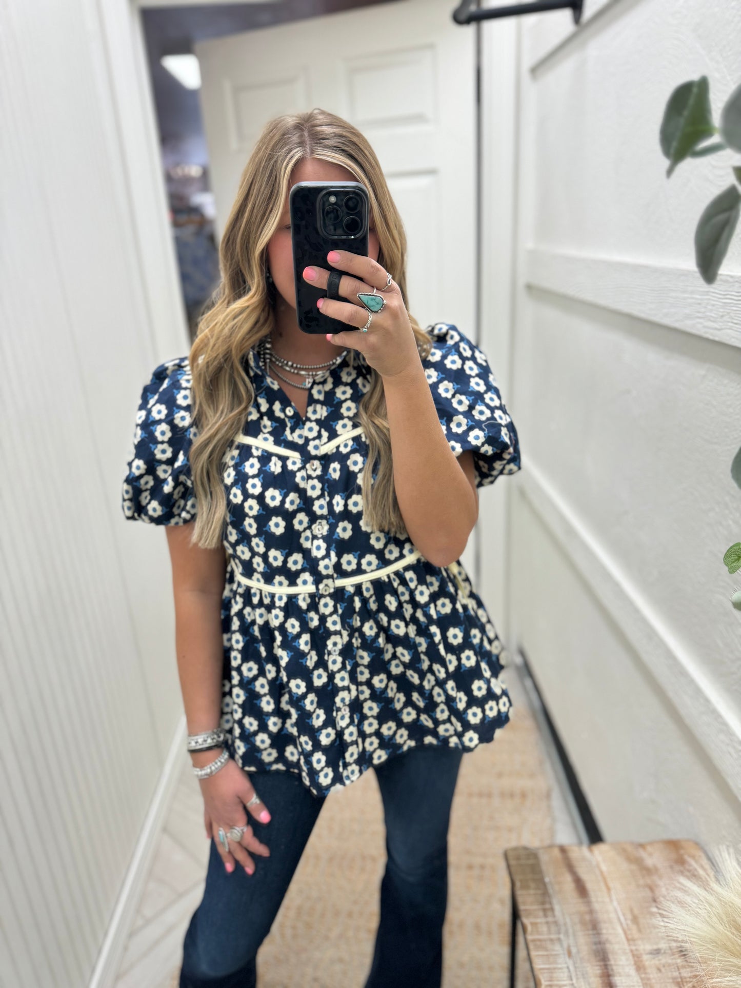 Navy Top