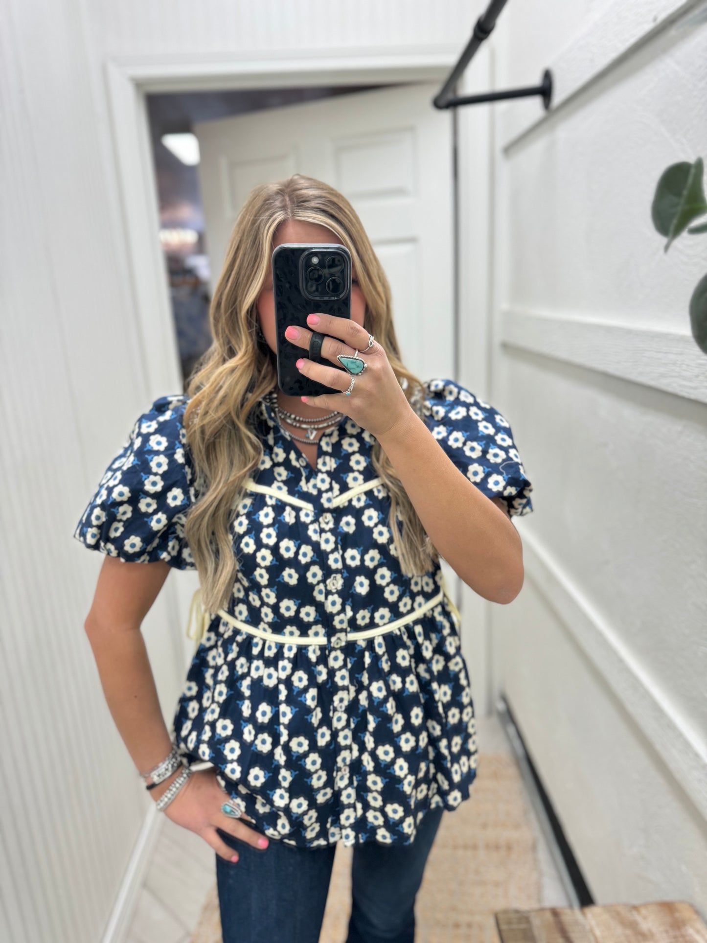 Navy Top