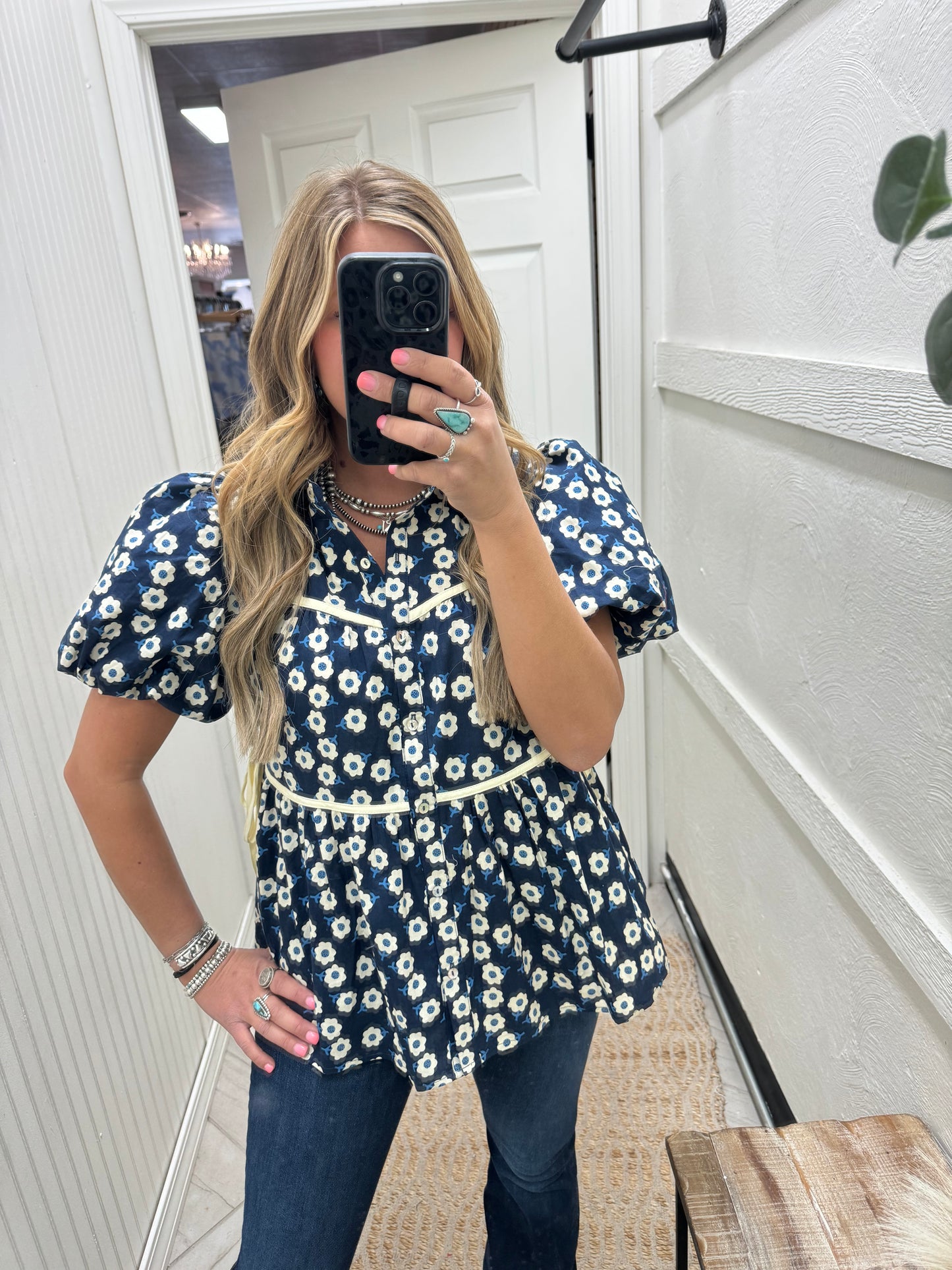 Navy Top