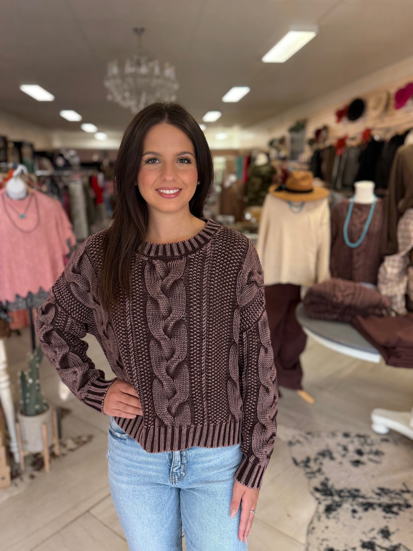 Lacey Knit Sweater