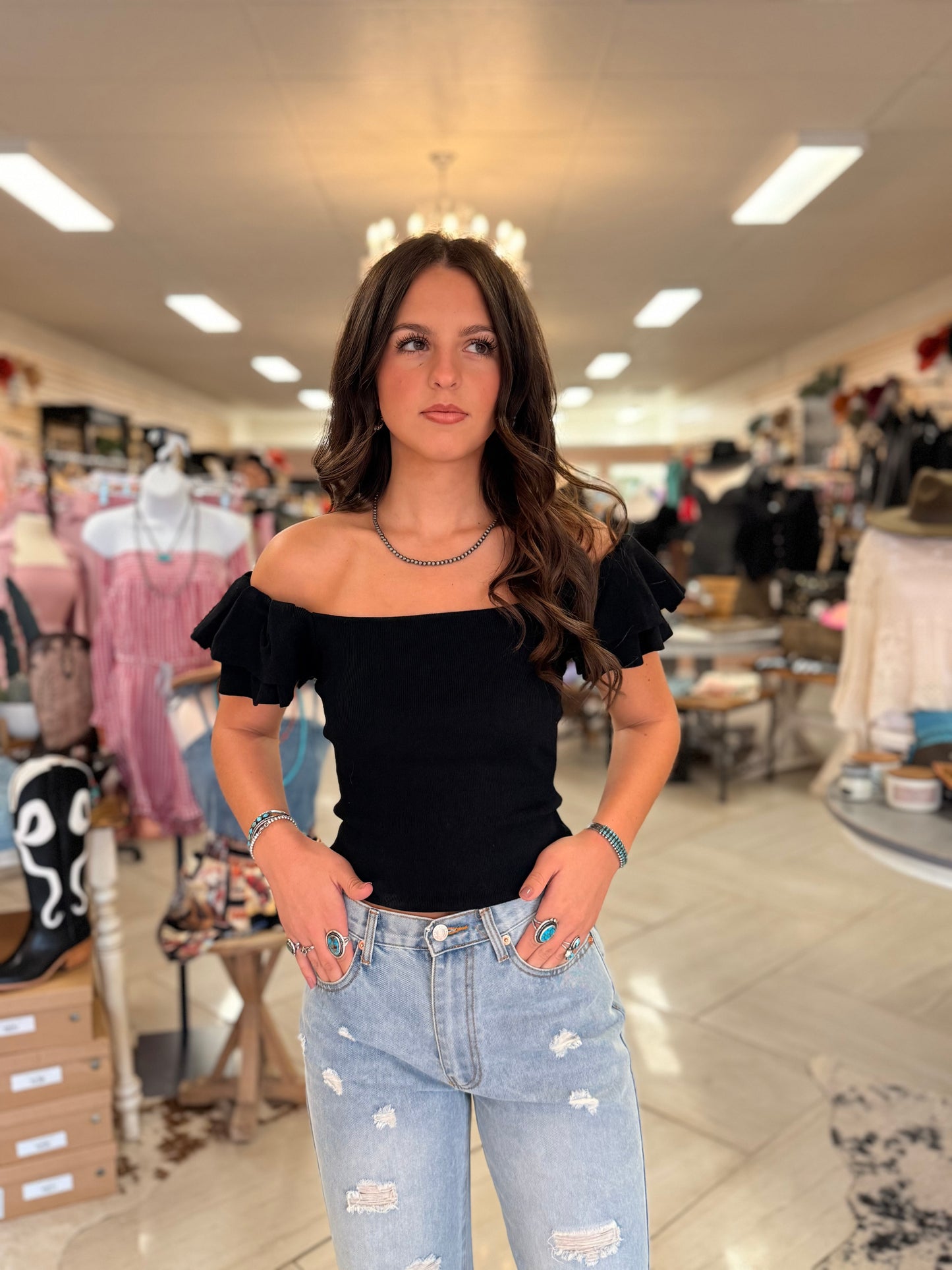 Rae Ruffle Shirt(3 colors)