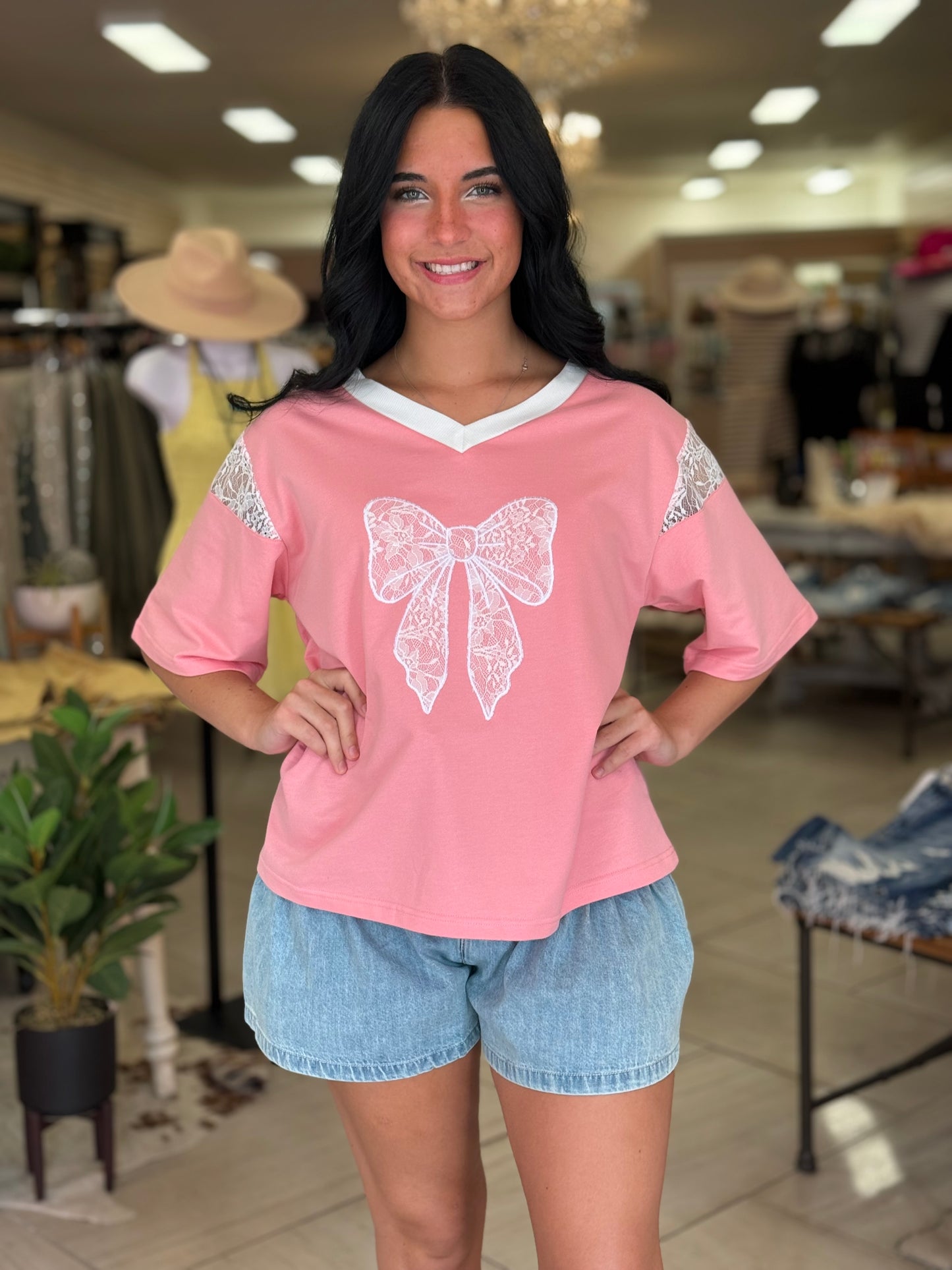 Callie Bow Top