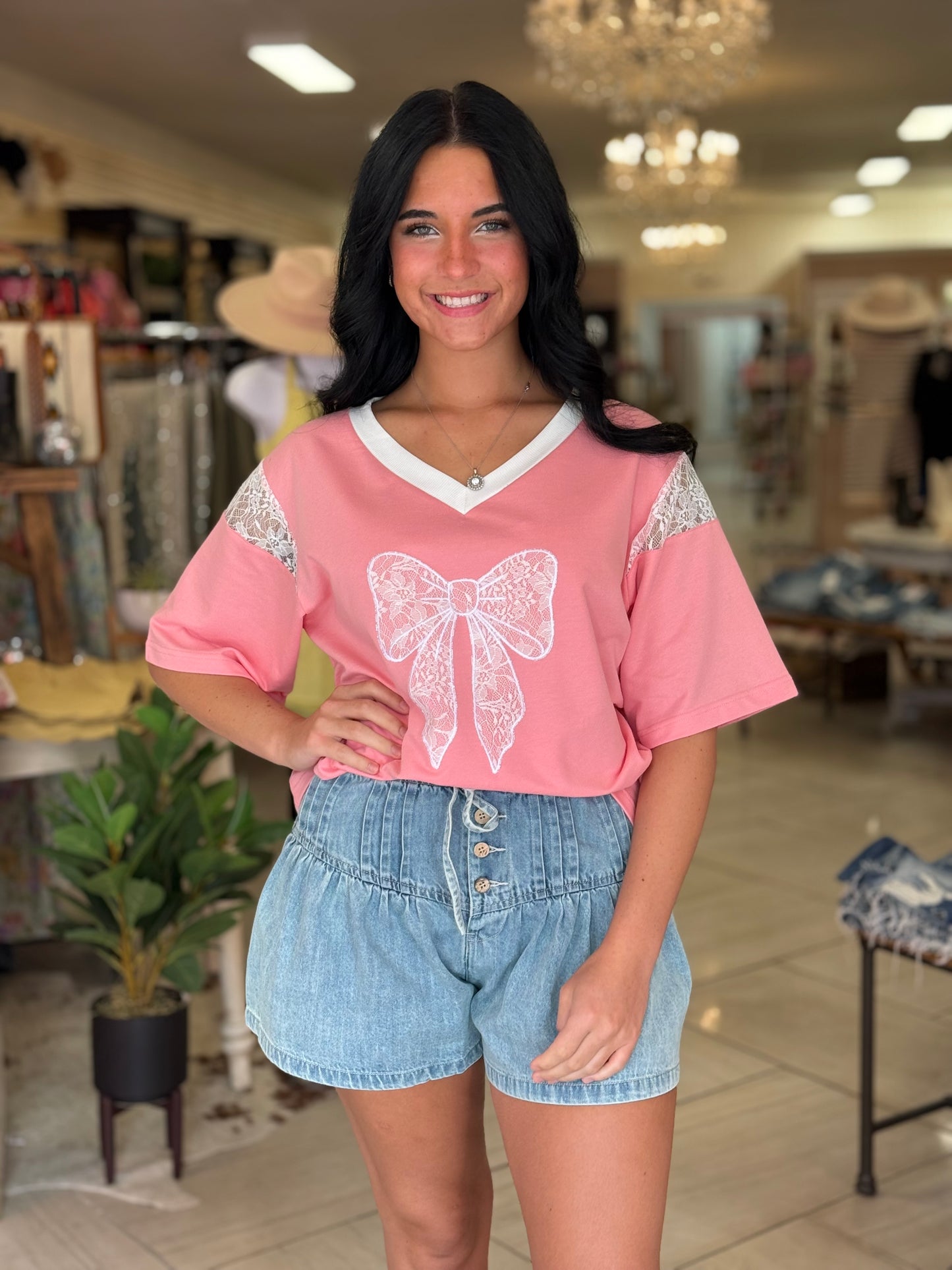 Callie Bow Top