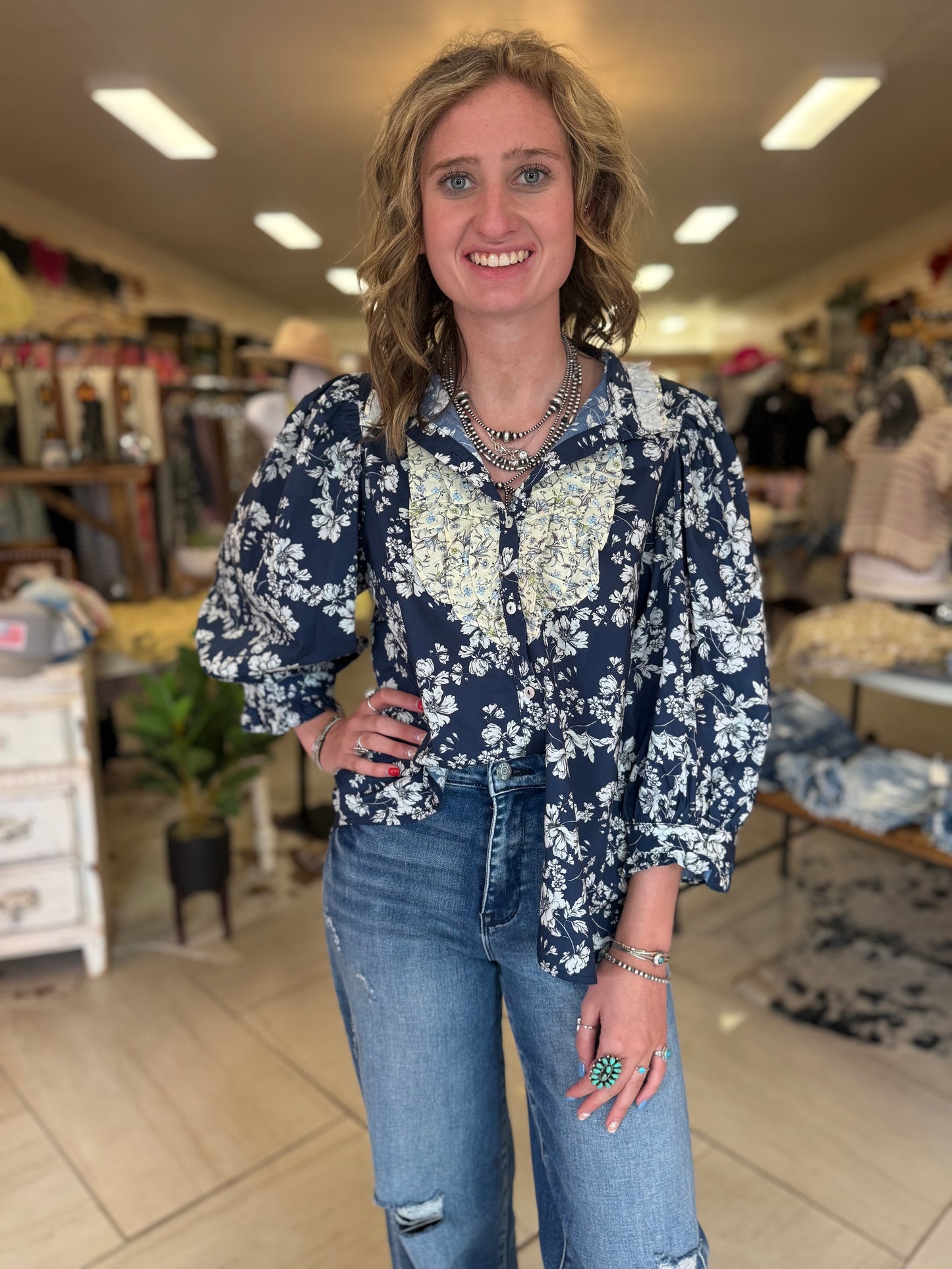 Nancy Flower Top