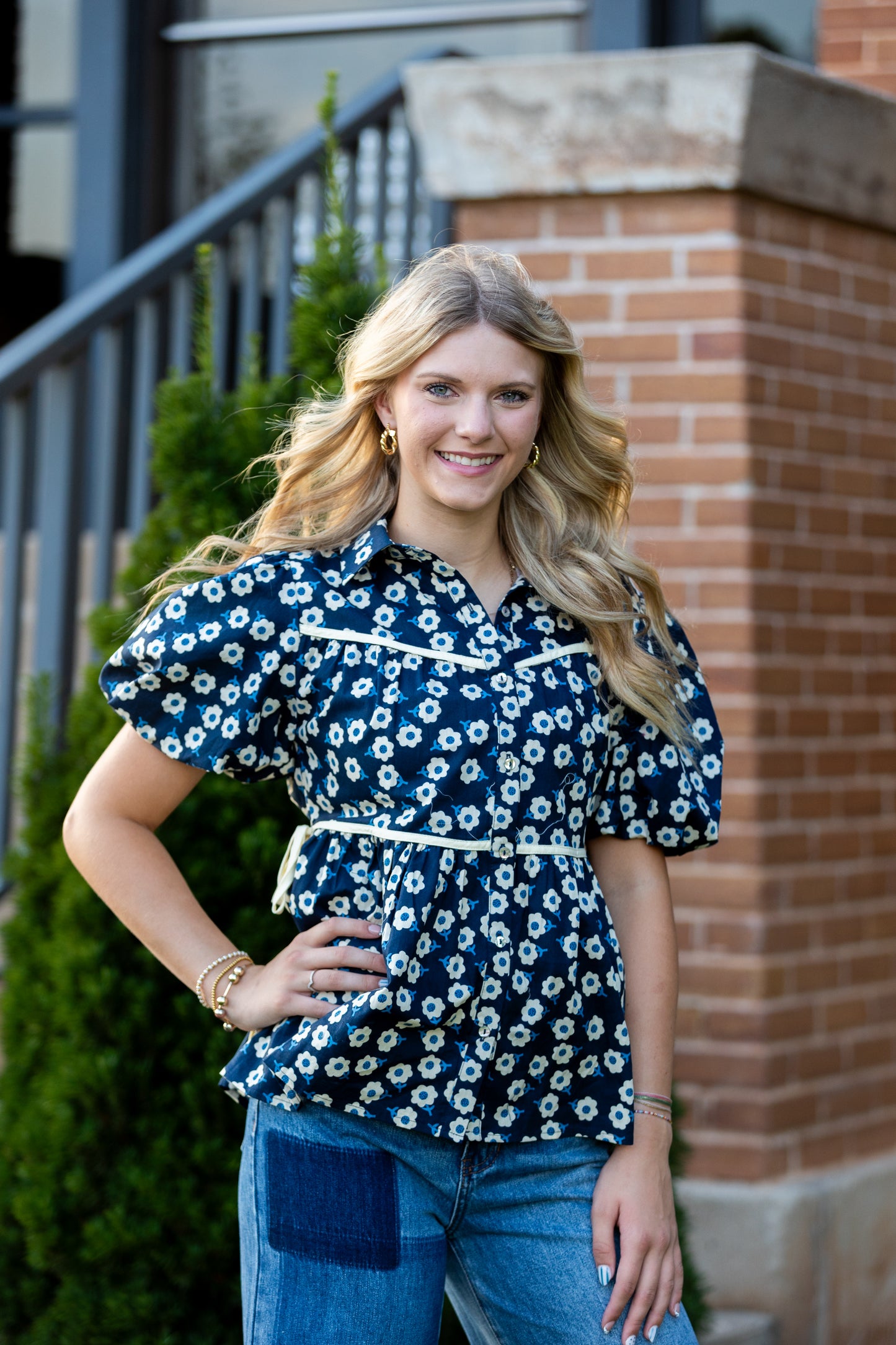 Navy Top