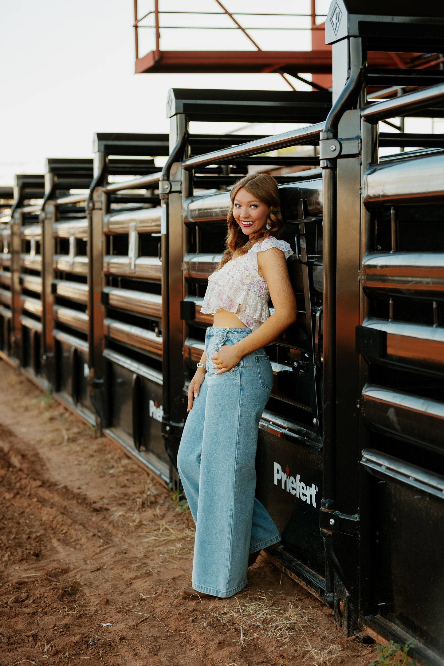 Cambry Ruffle Top