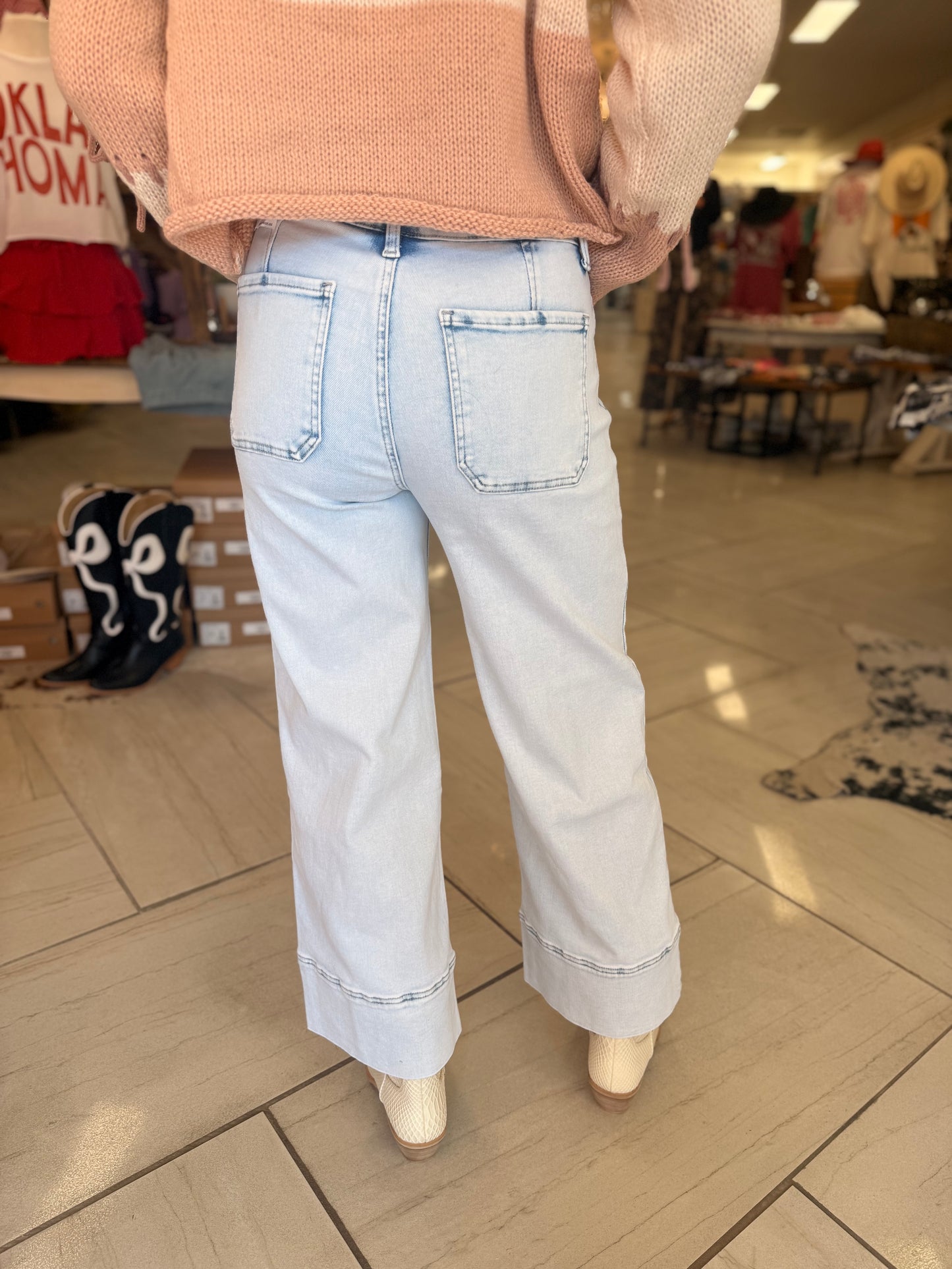 Jordan Wide Leg Jeans