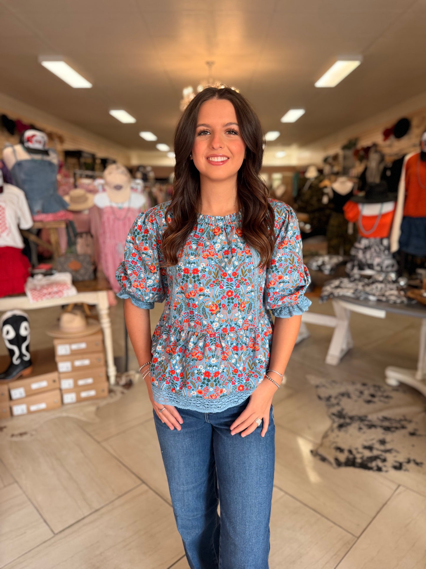 Beauty flower Top
