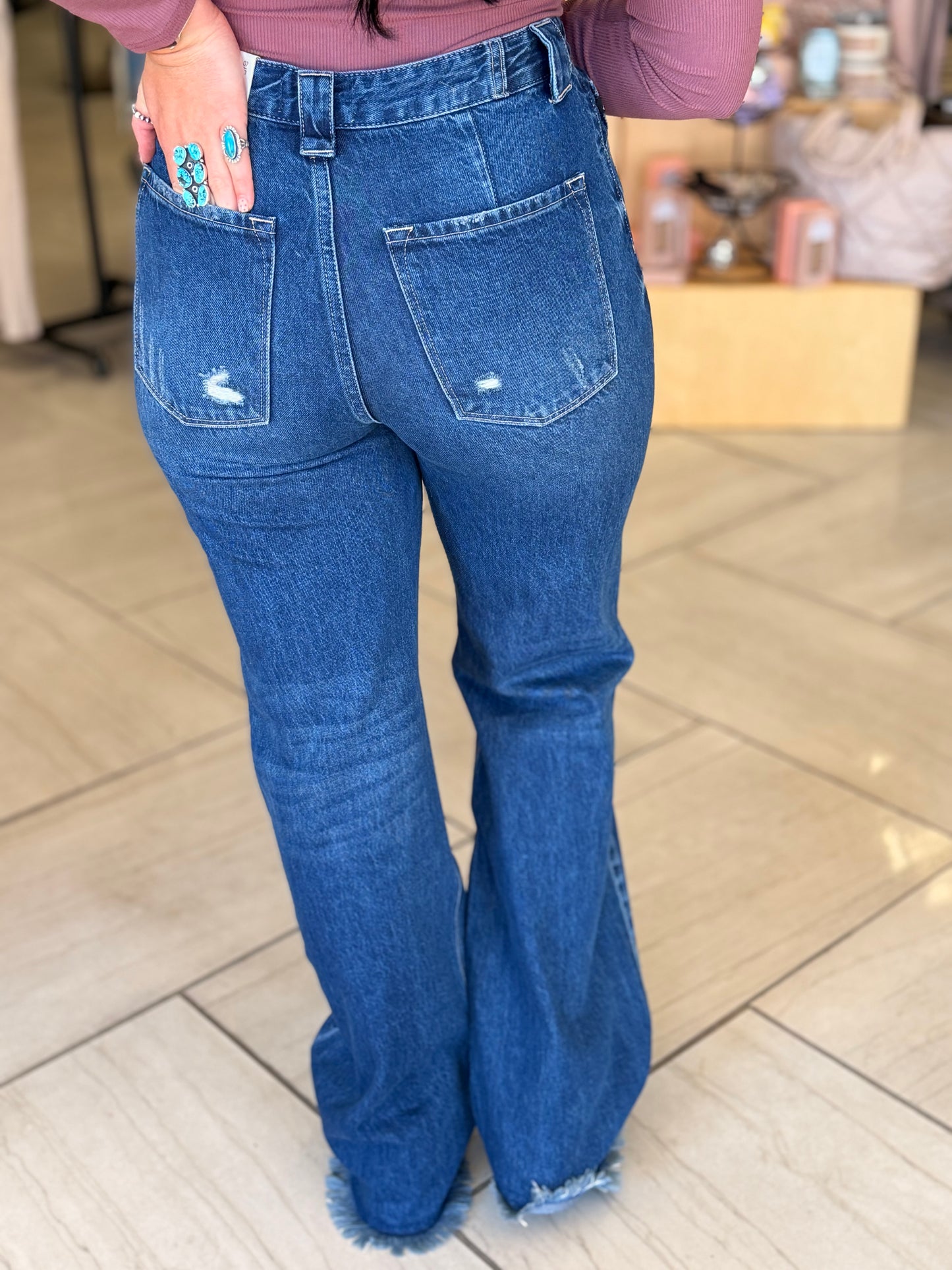 Nyx Fraid hem jeans