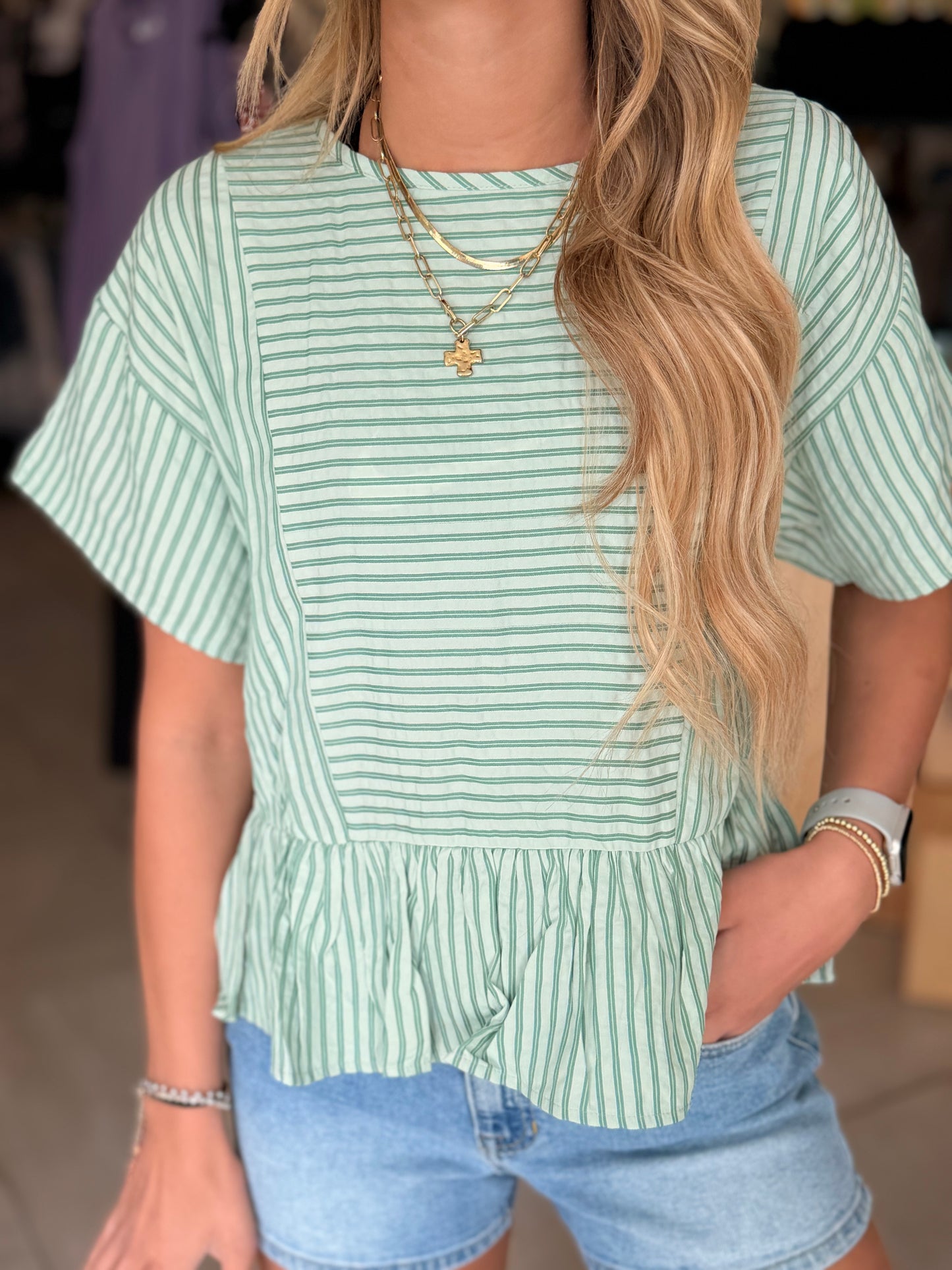 Lainey Striped Top