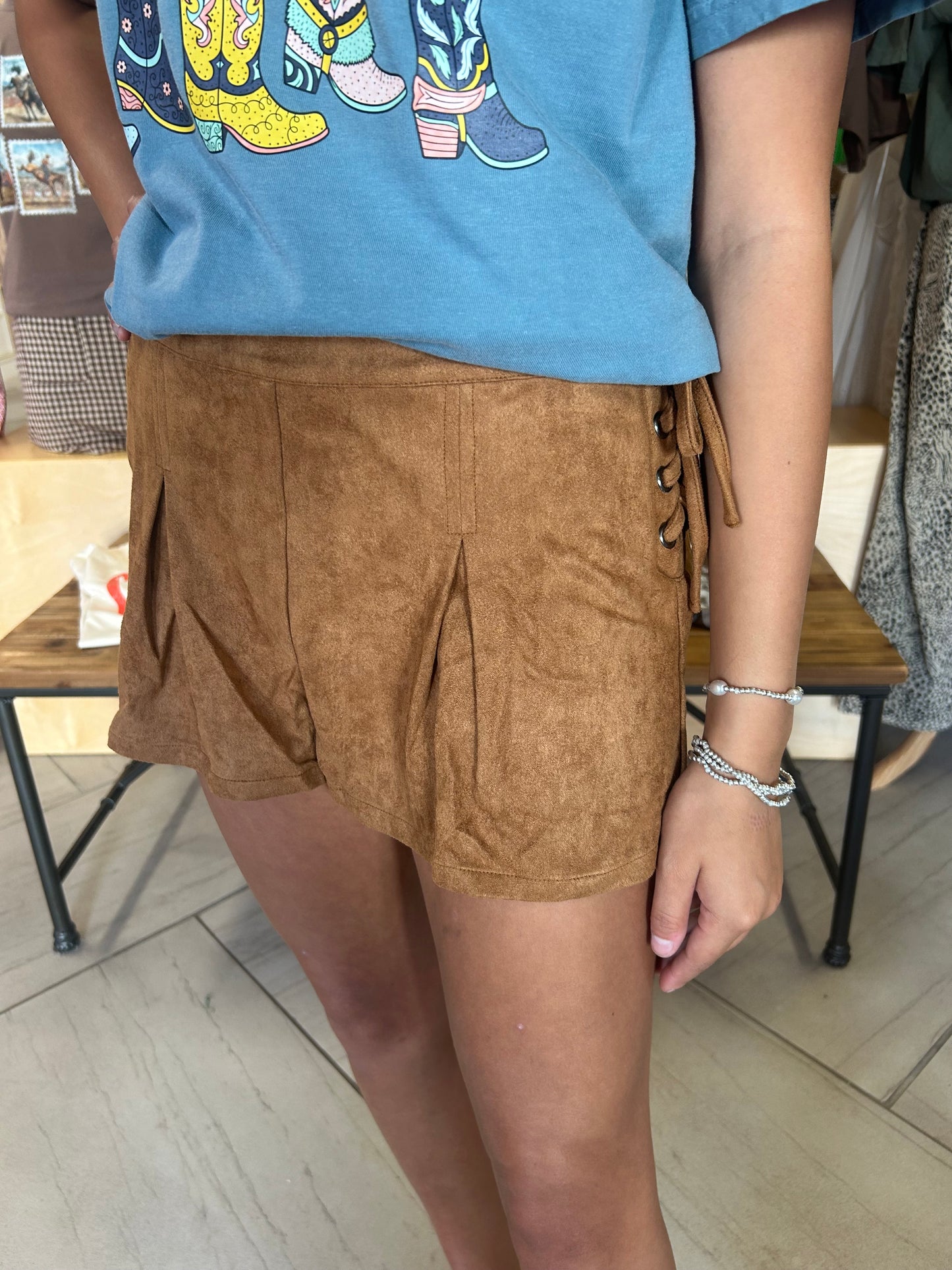 Camel Cowboy Shorts