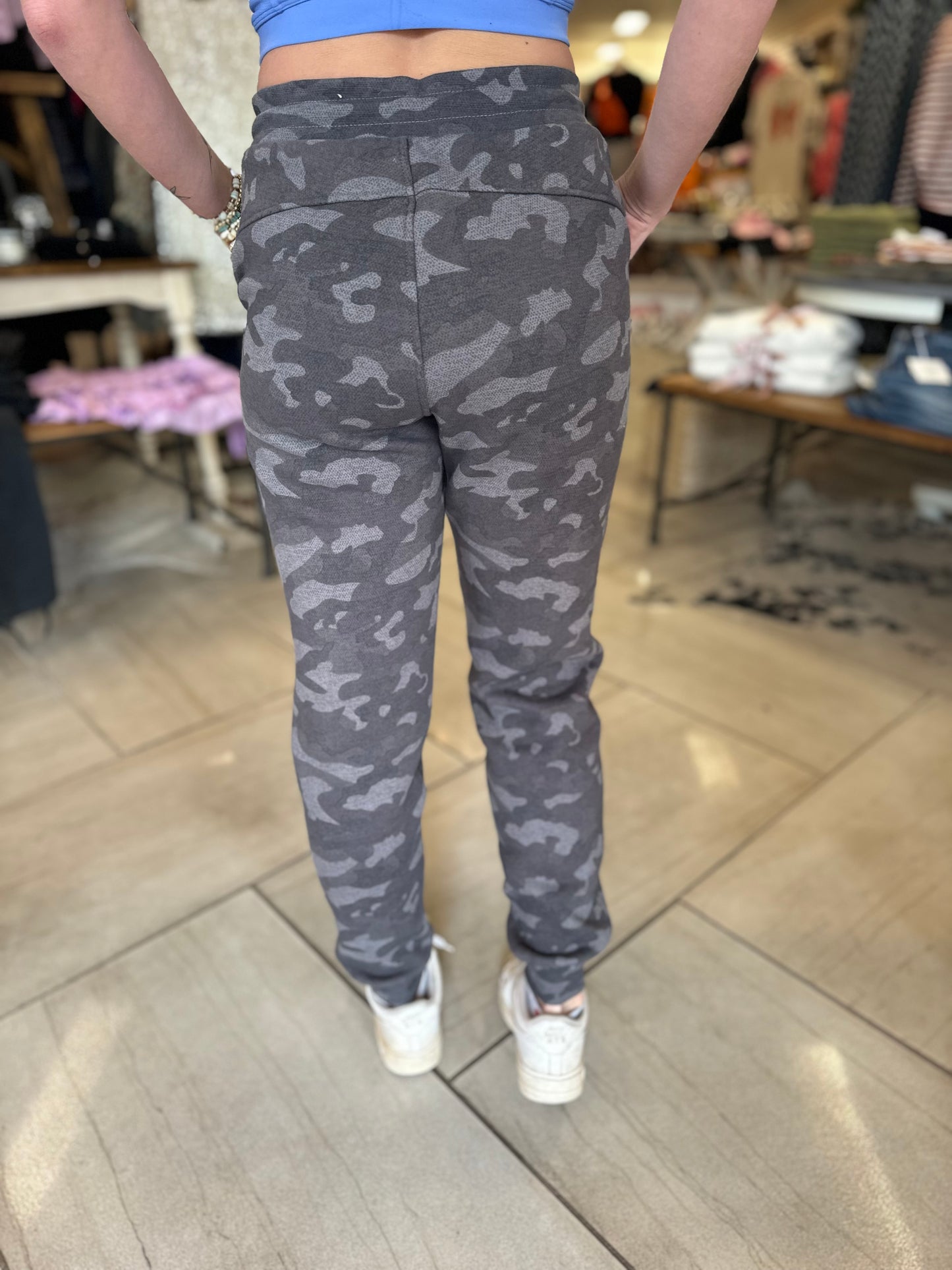 Camo Swoop Pants