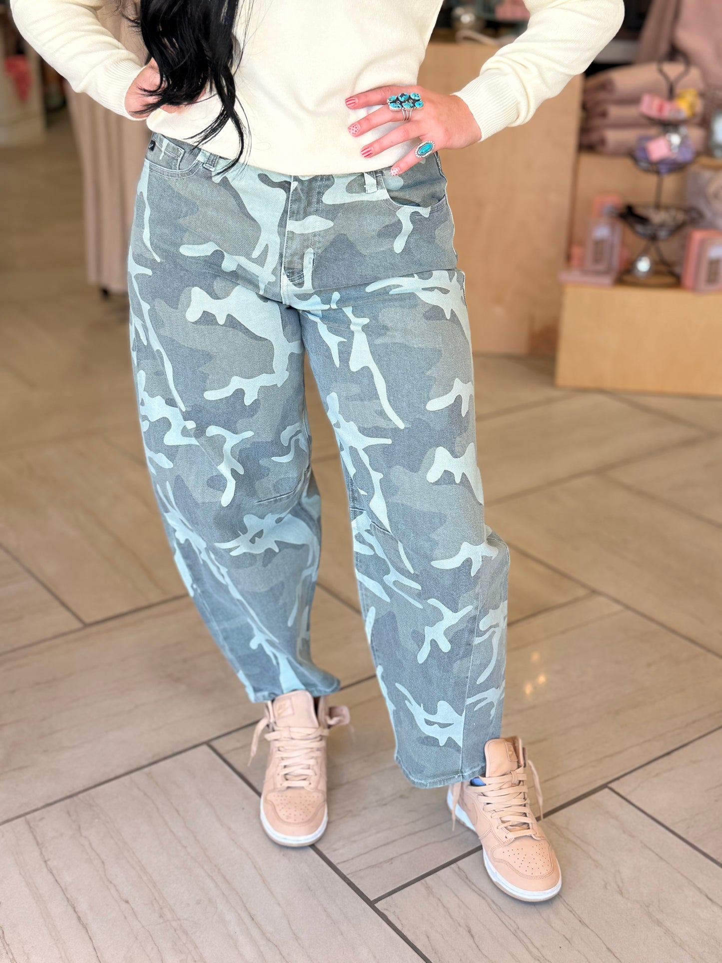 Zayra Camo jeans