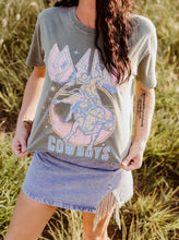 Load image into Gallery viewer, cosmic cowboy cropped tee
