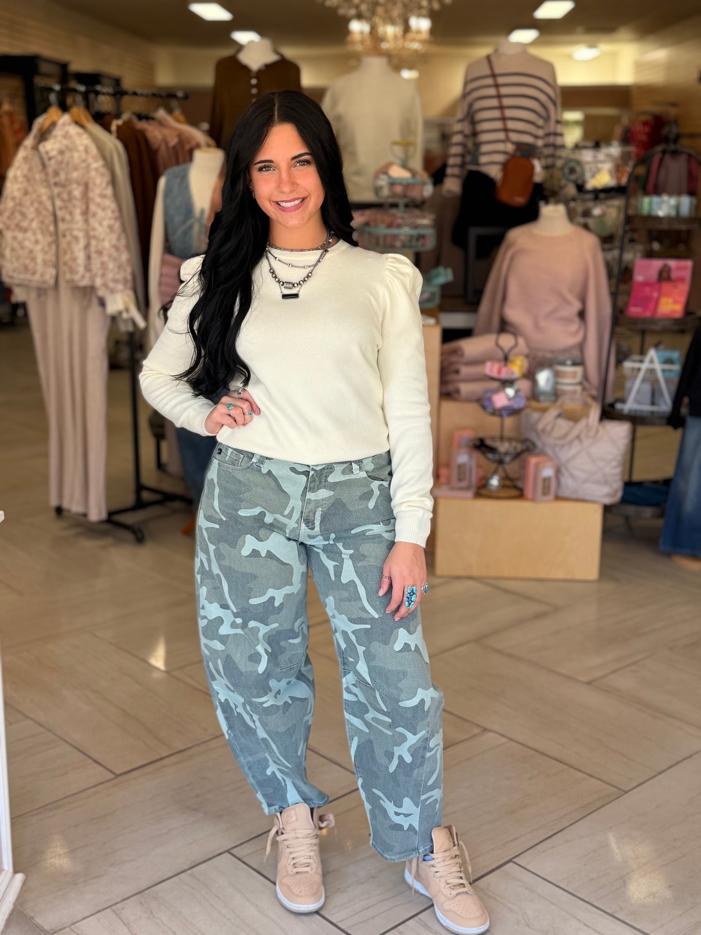 Zayra Camo jeans