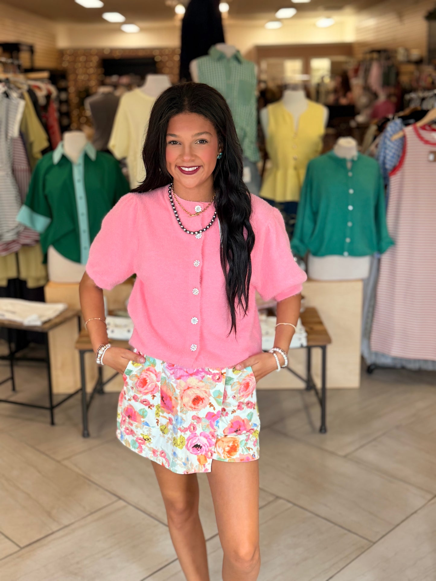 Floral Charm Shorts