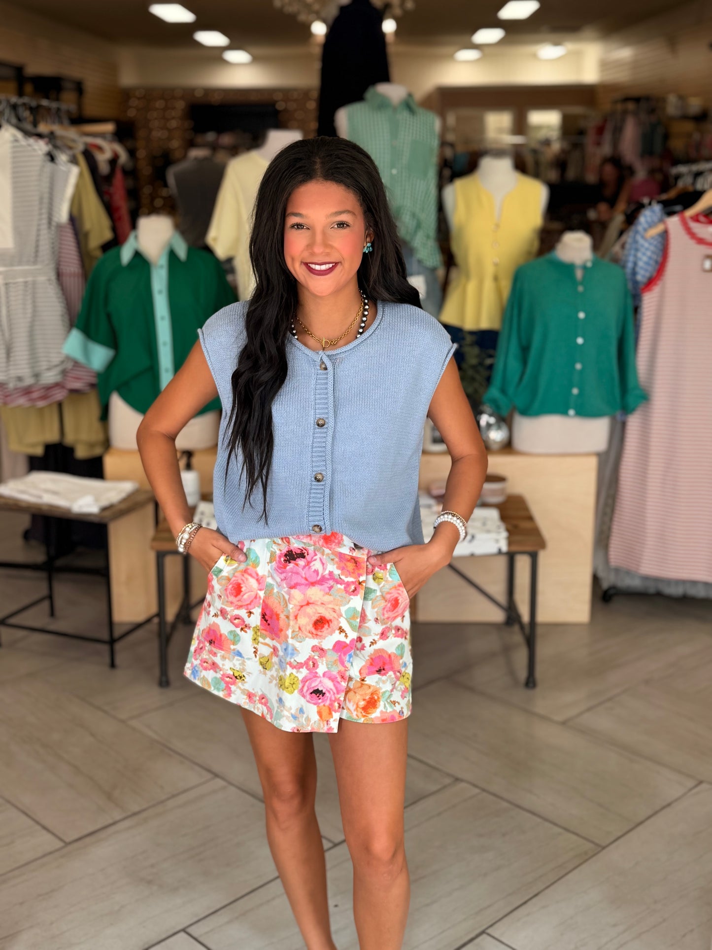 Floral Charm Shorts