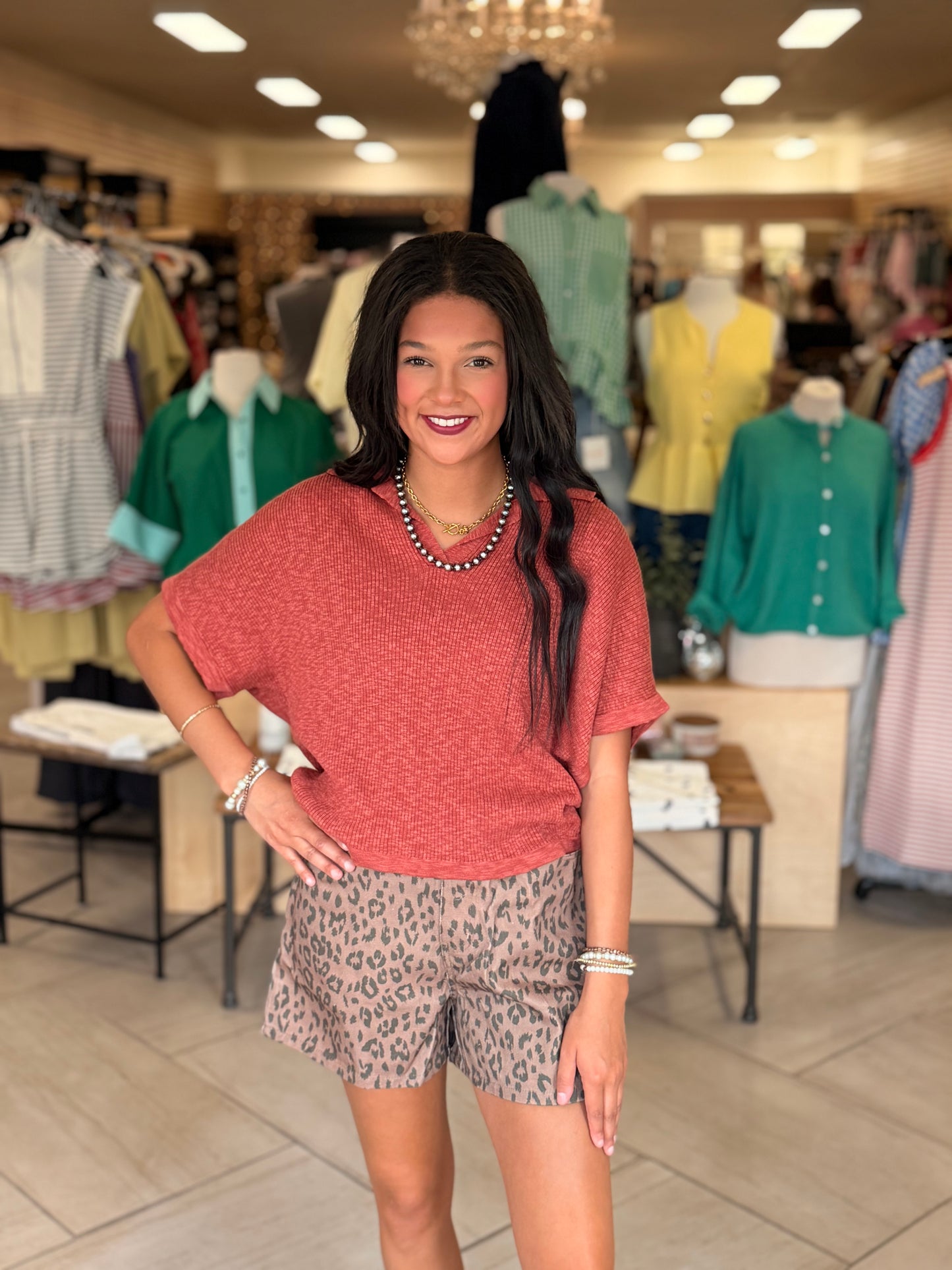 Wild Lepord Shorts (2 colors)