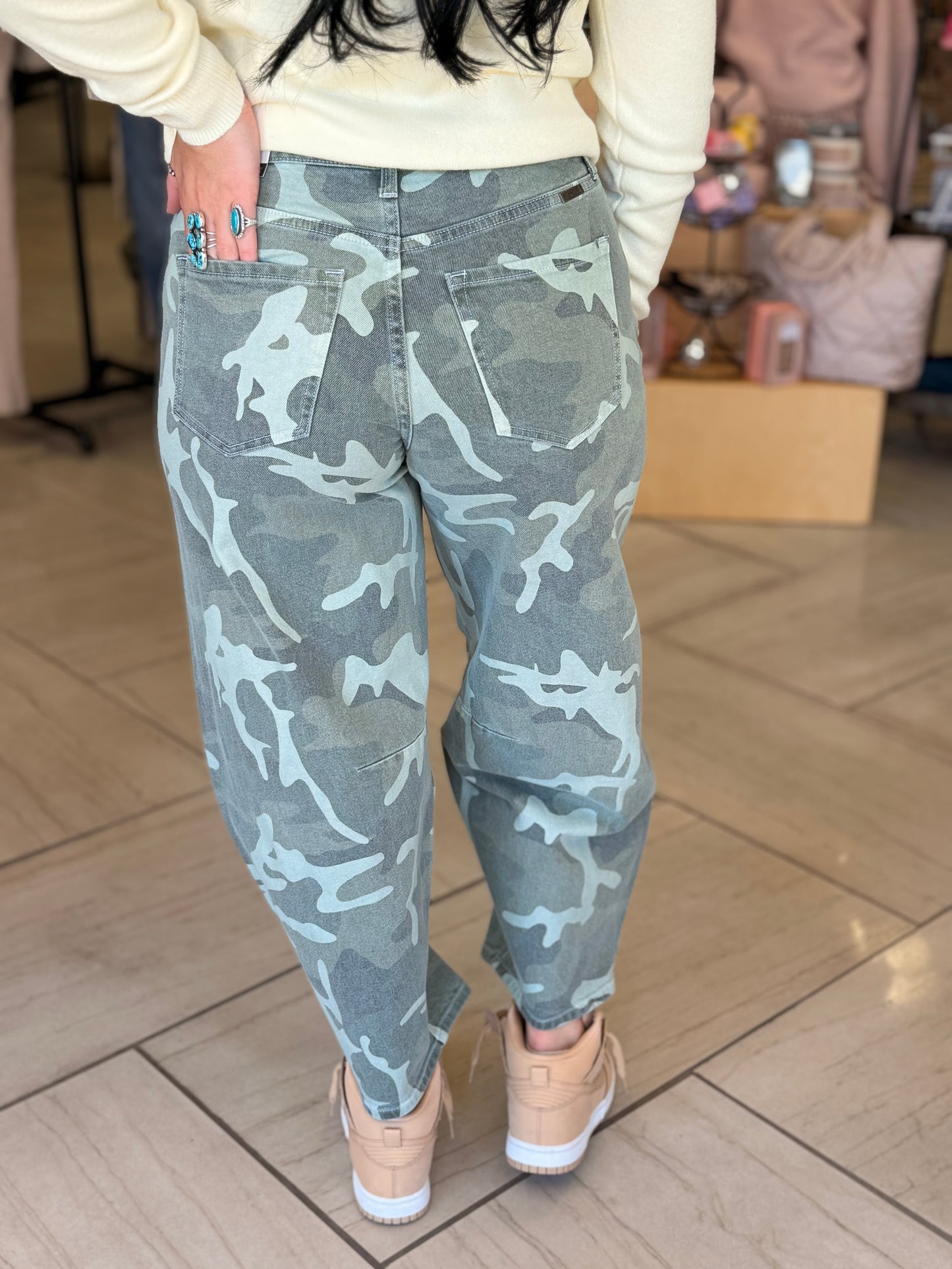 Zayra Camo jeans
