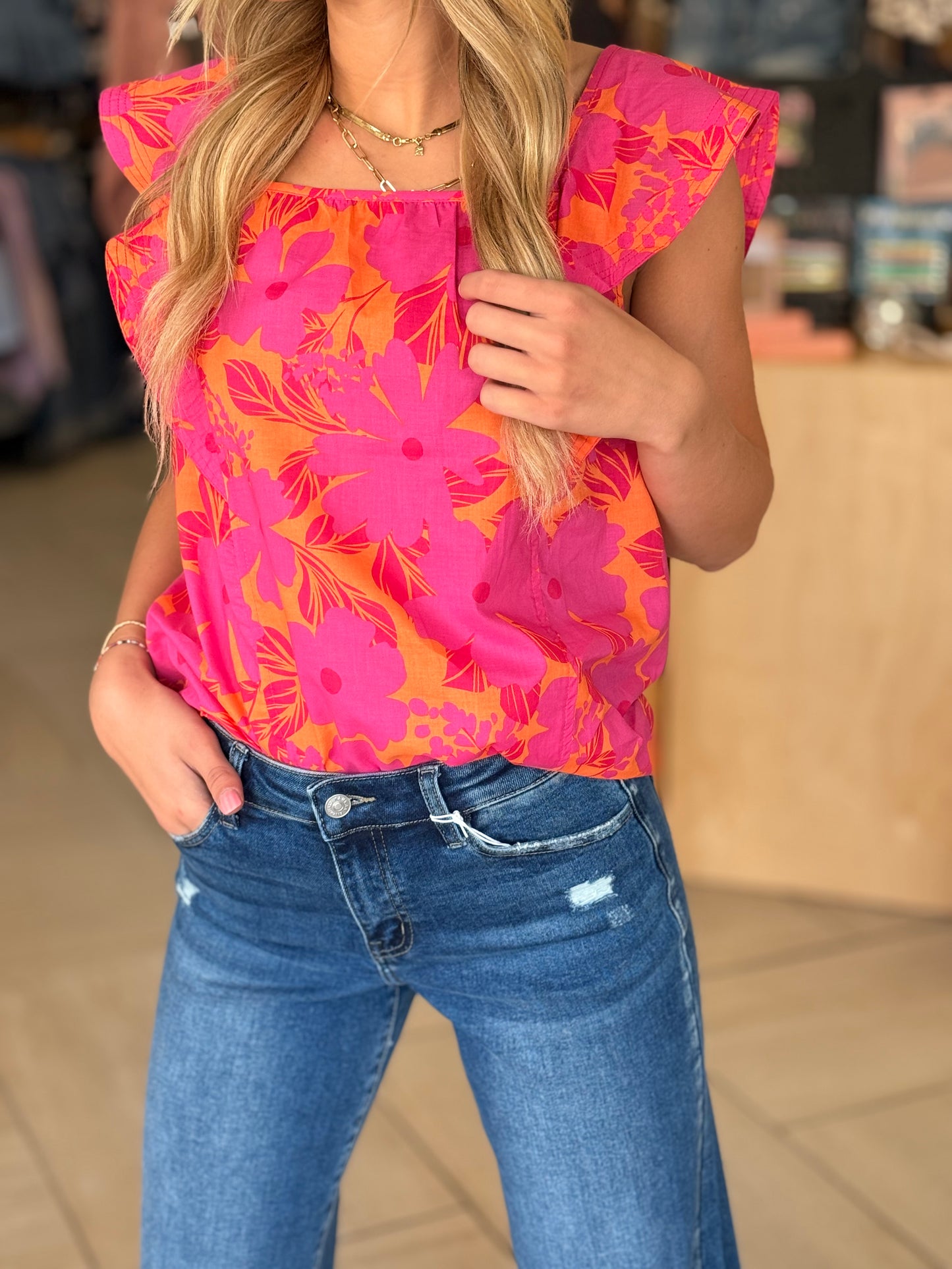 Fuchsia Top