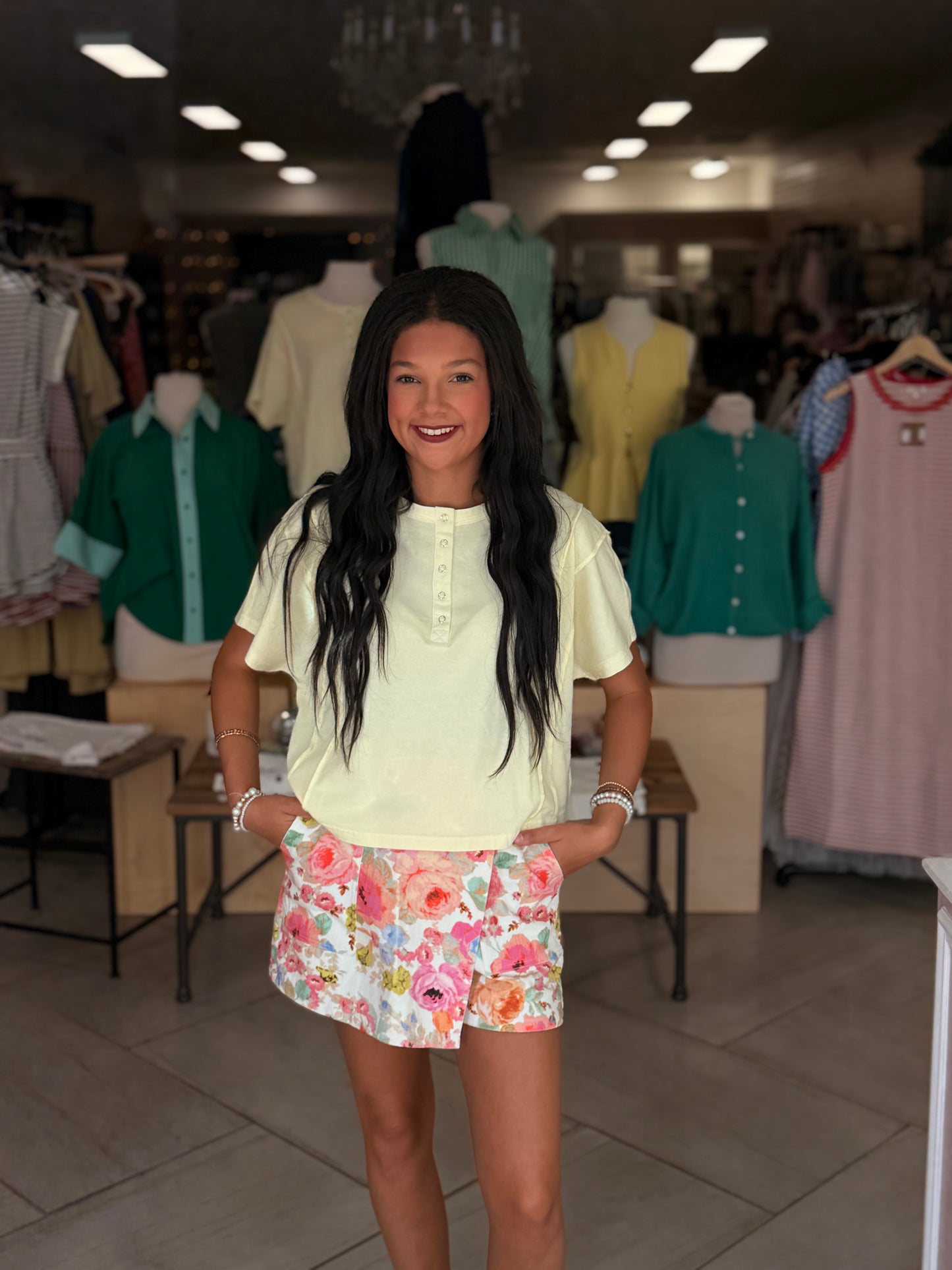 Floral Charm Shorts