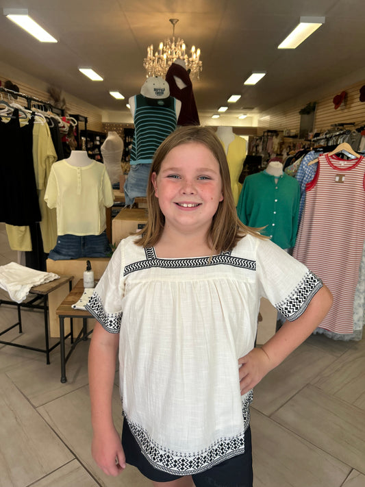 Meadow Stitch Top
