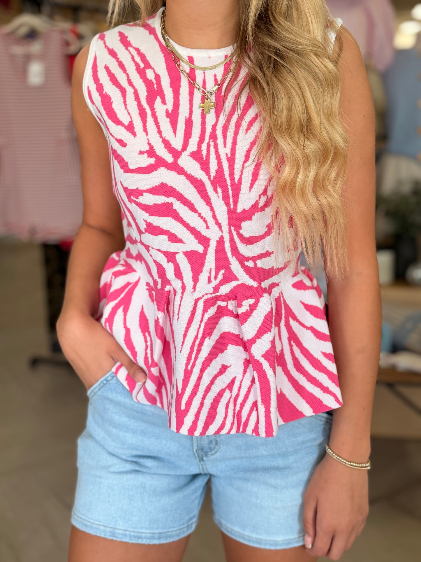 Aspen zebra top
