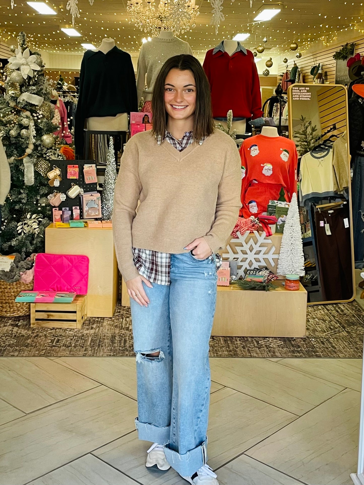 Candace Collared Top