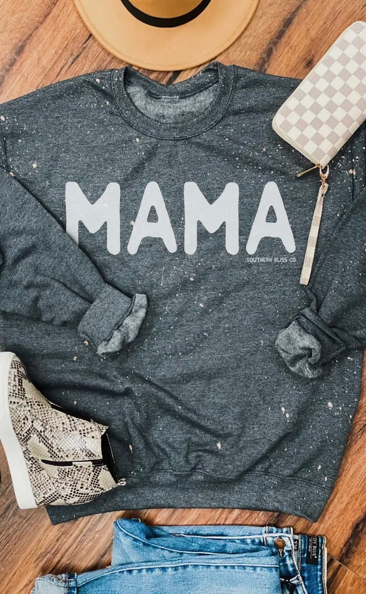 mama bleached sweatshirt