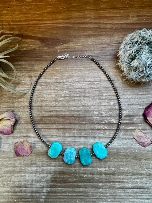 Turquoise and Navajo necklace