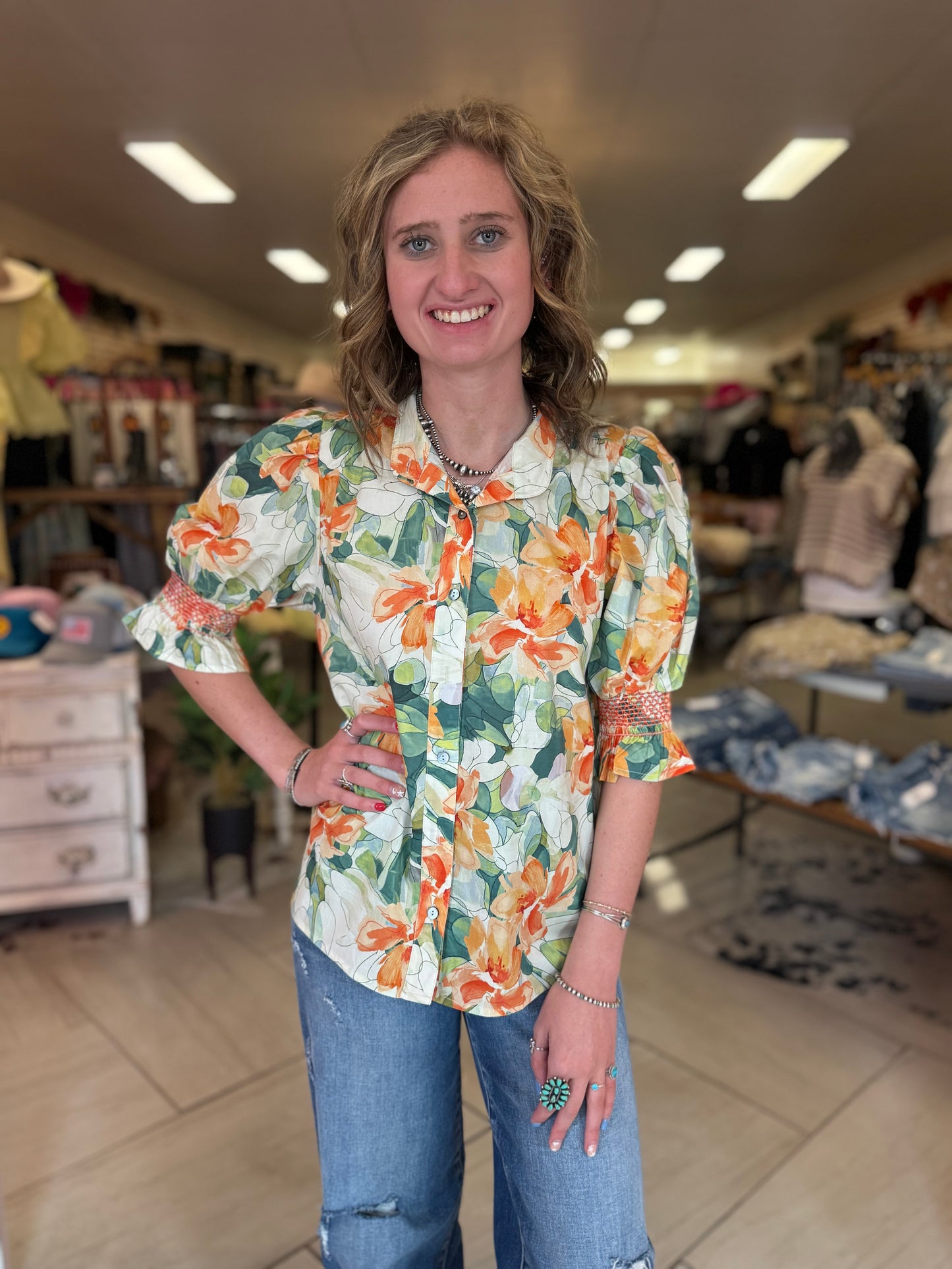 Tilly Button Down