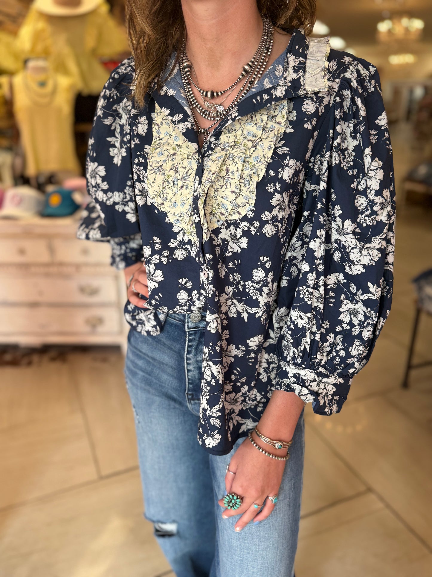 Nancy Flower Top