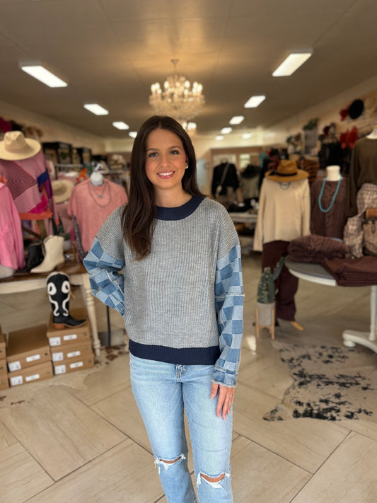Denim Blend Sweater