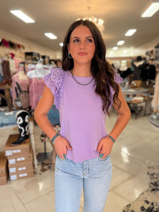 Lavender Grace Top