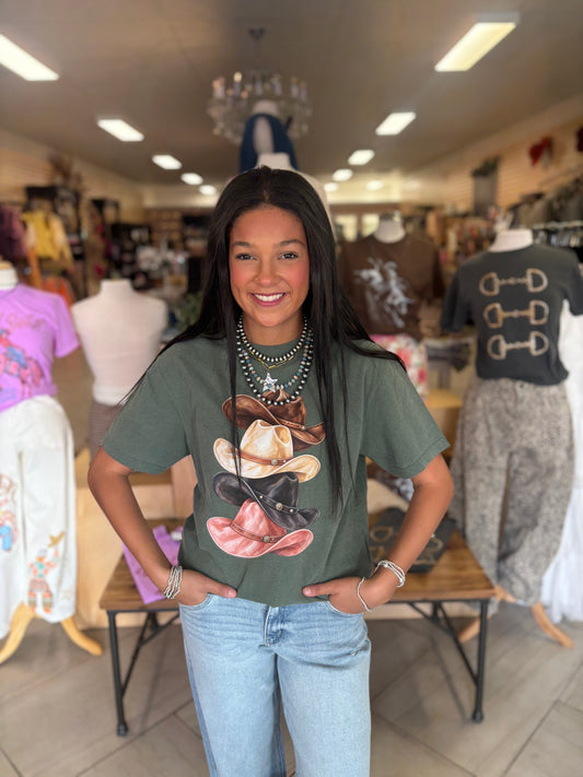 Cowgirl Hat Tee