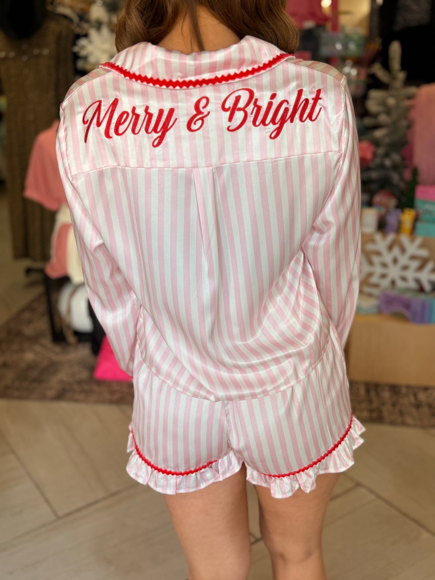 Reese Stripe PJs Set