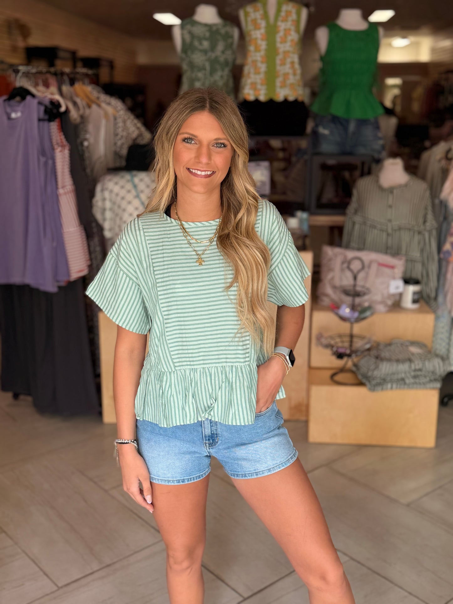 Lainey Striped Top