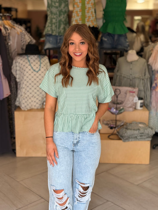 Lainey Striped Top