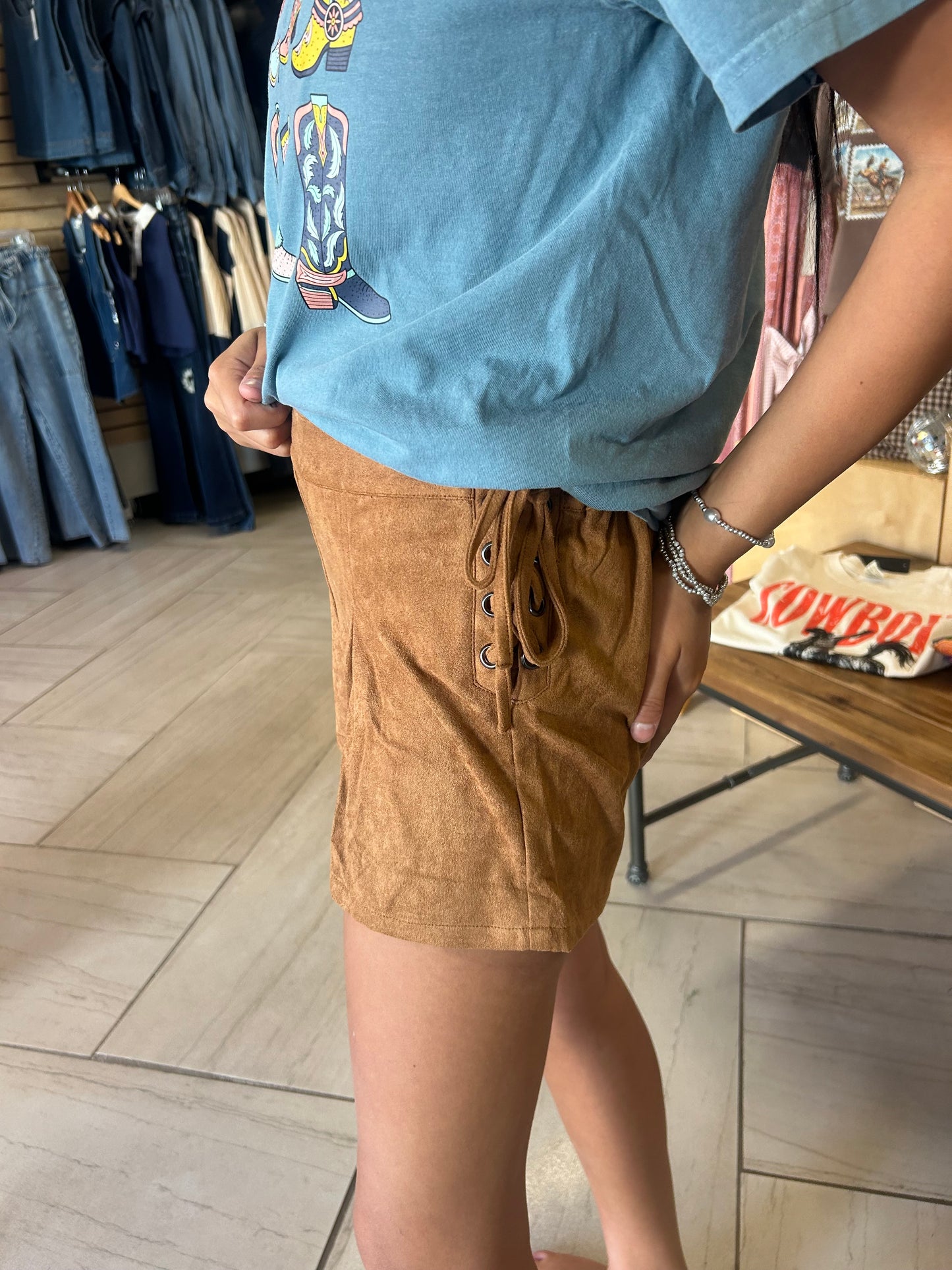 Camel Cowboy Shorts