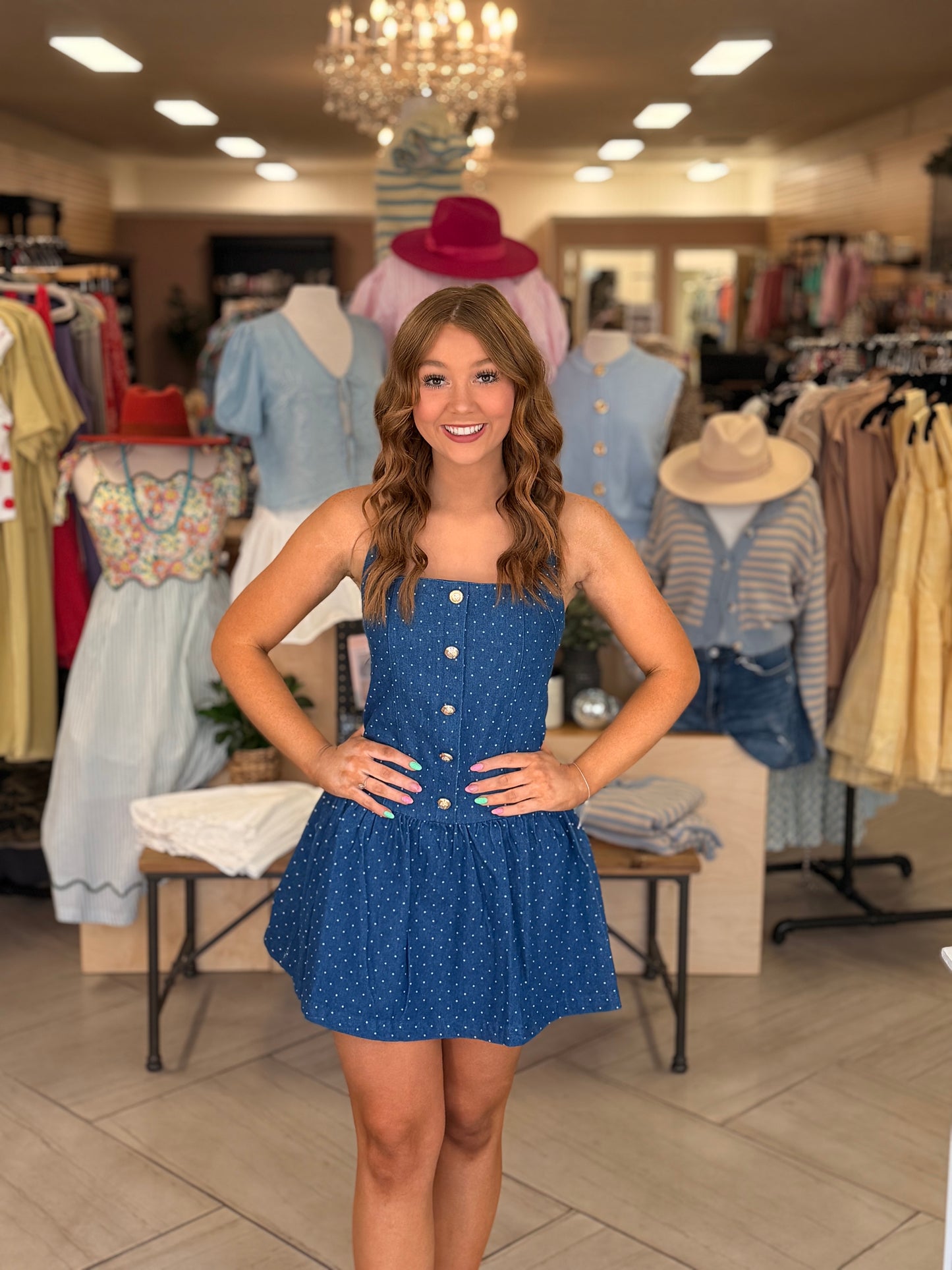 Mary Polkadot Dress
