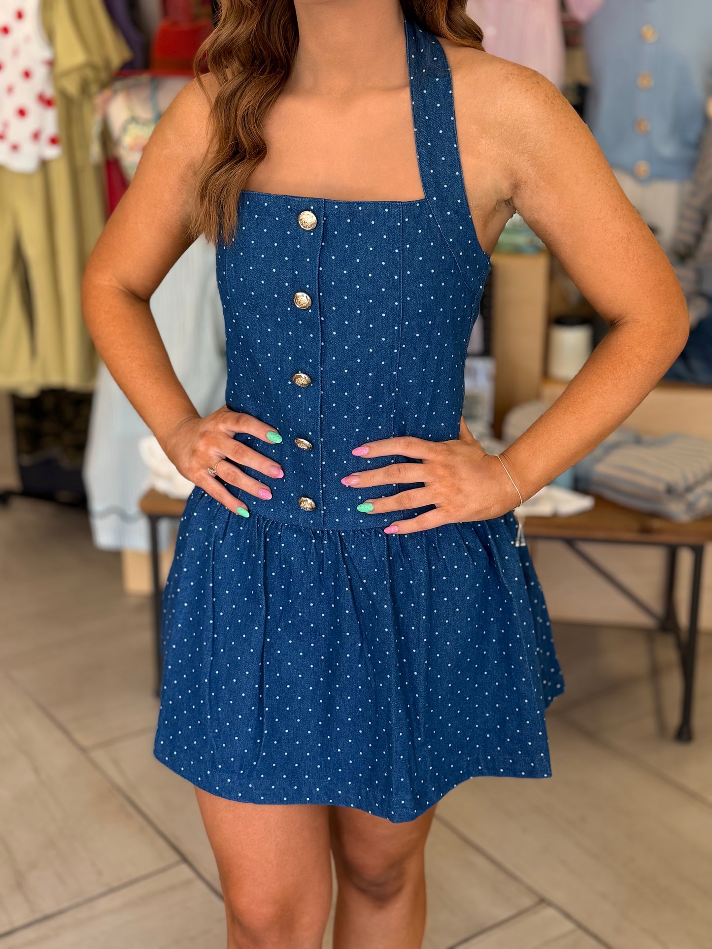 Mary Polkadot Dress