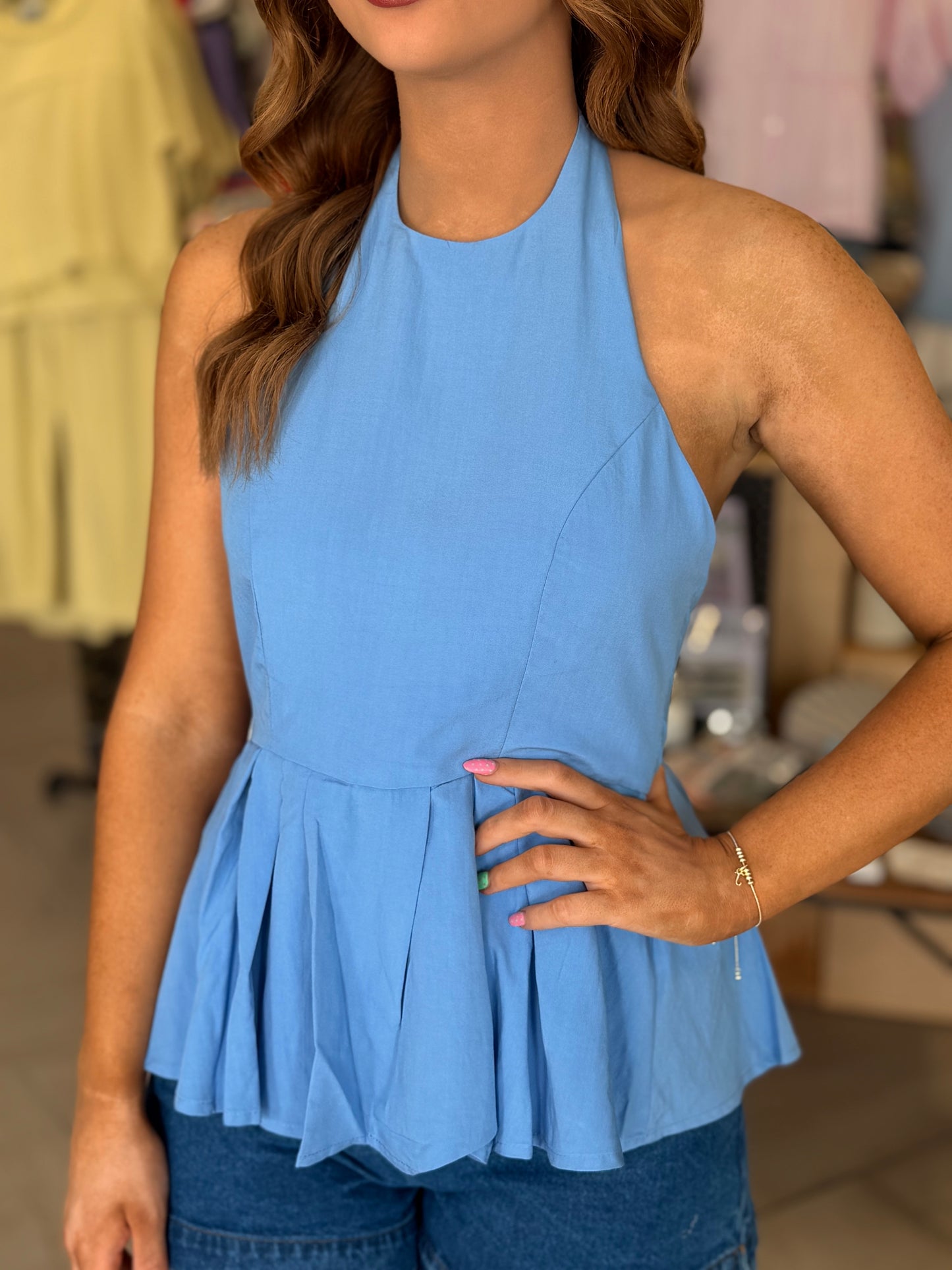 Bonnie Peplum Top