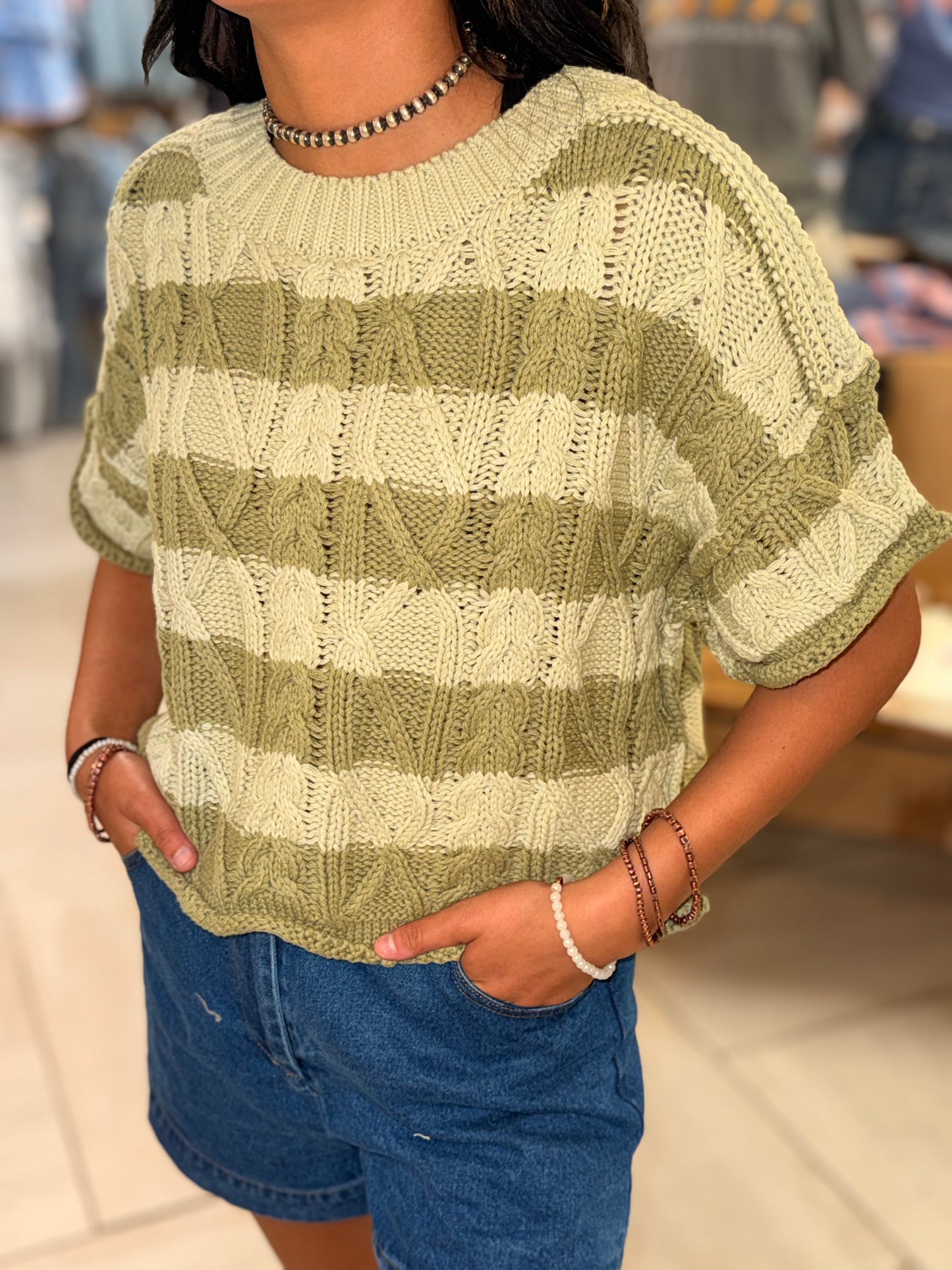 Lime Twist Top