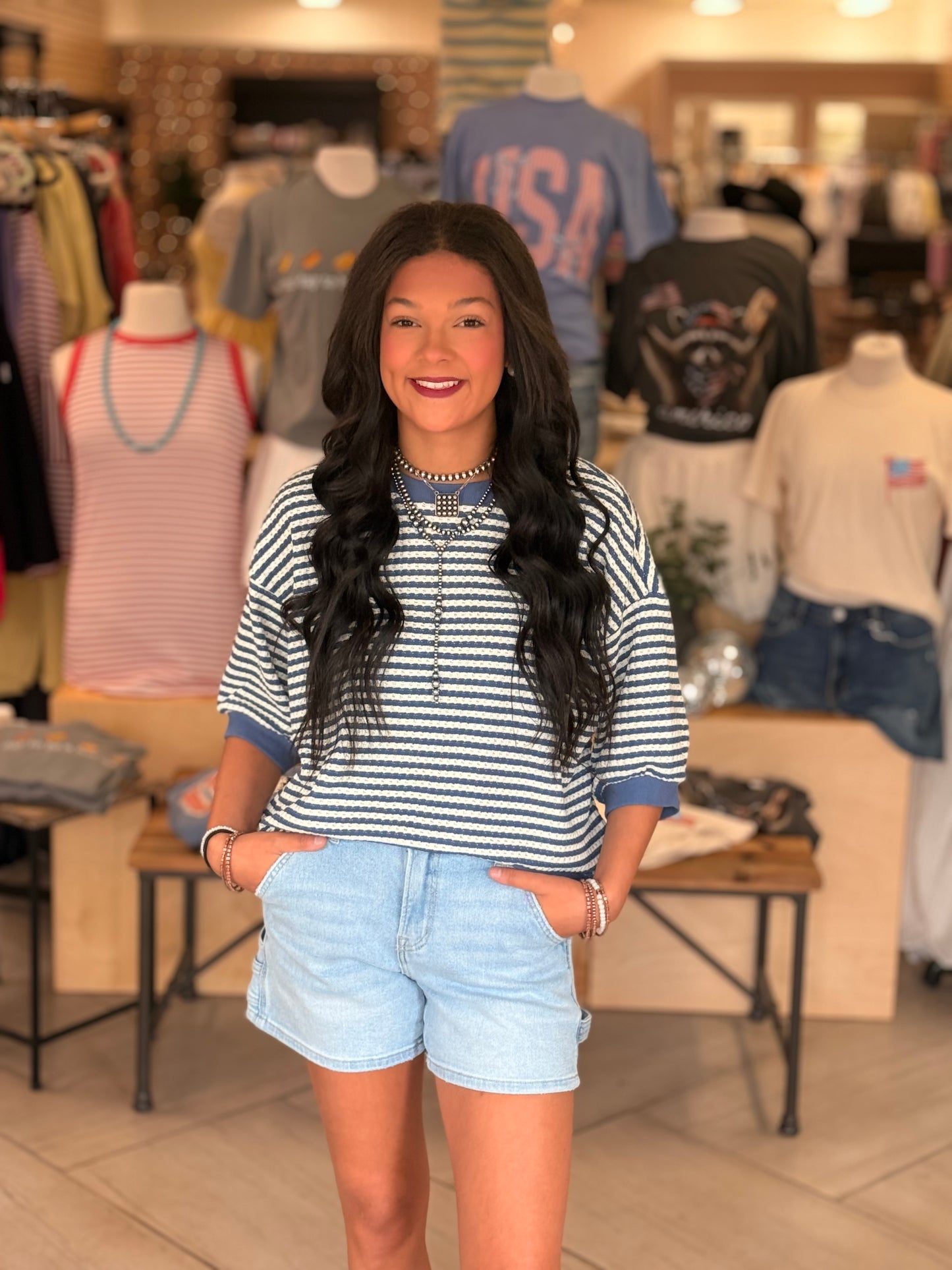 Seaside Stripe Top