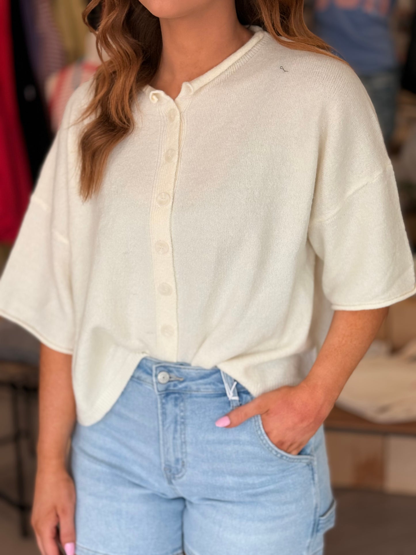 Ivory Breeze Cardigan