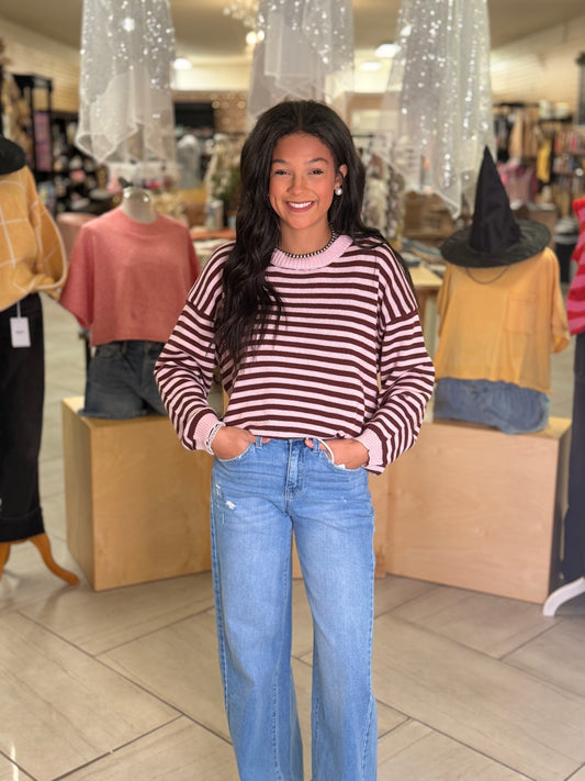 It Girl Striped Sweater